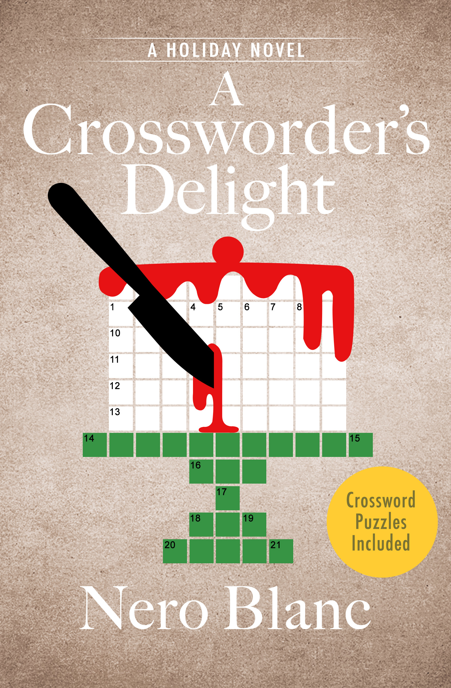 This image is the cover for the book Crossworder's Delight, Crossword Mysteries