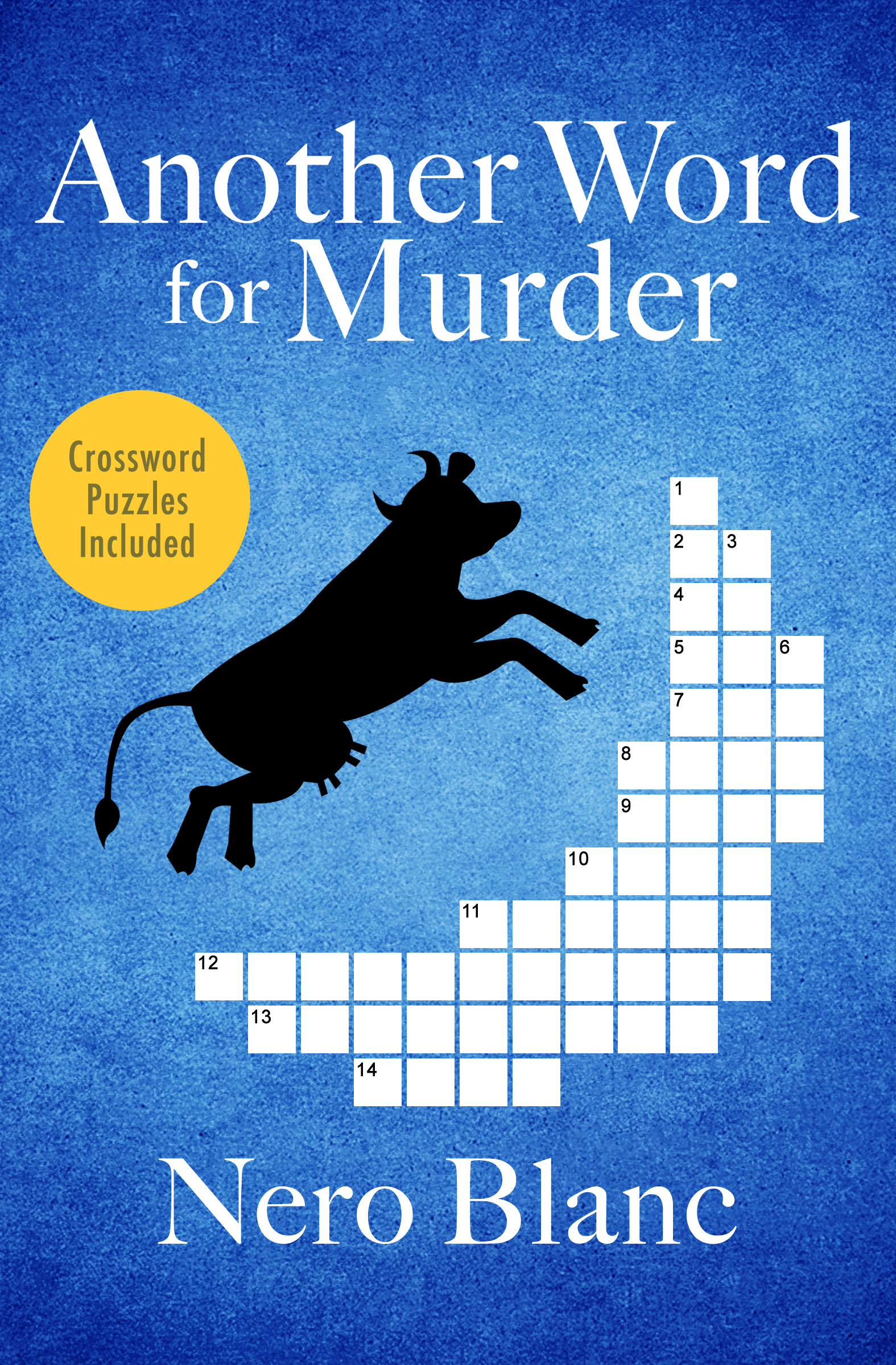 This image is the cover for the book Another Word for Murder, Crossword Mysteries