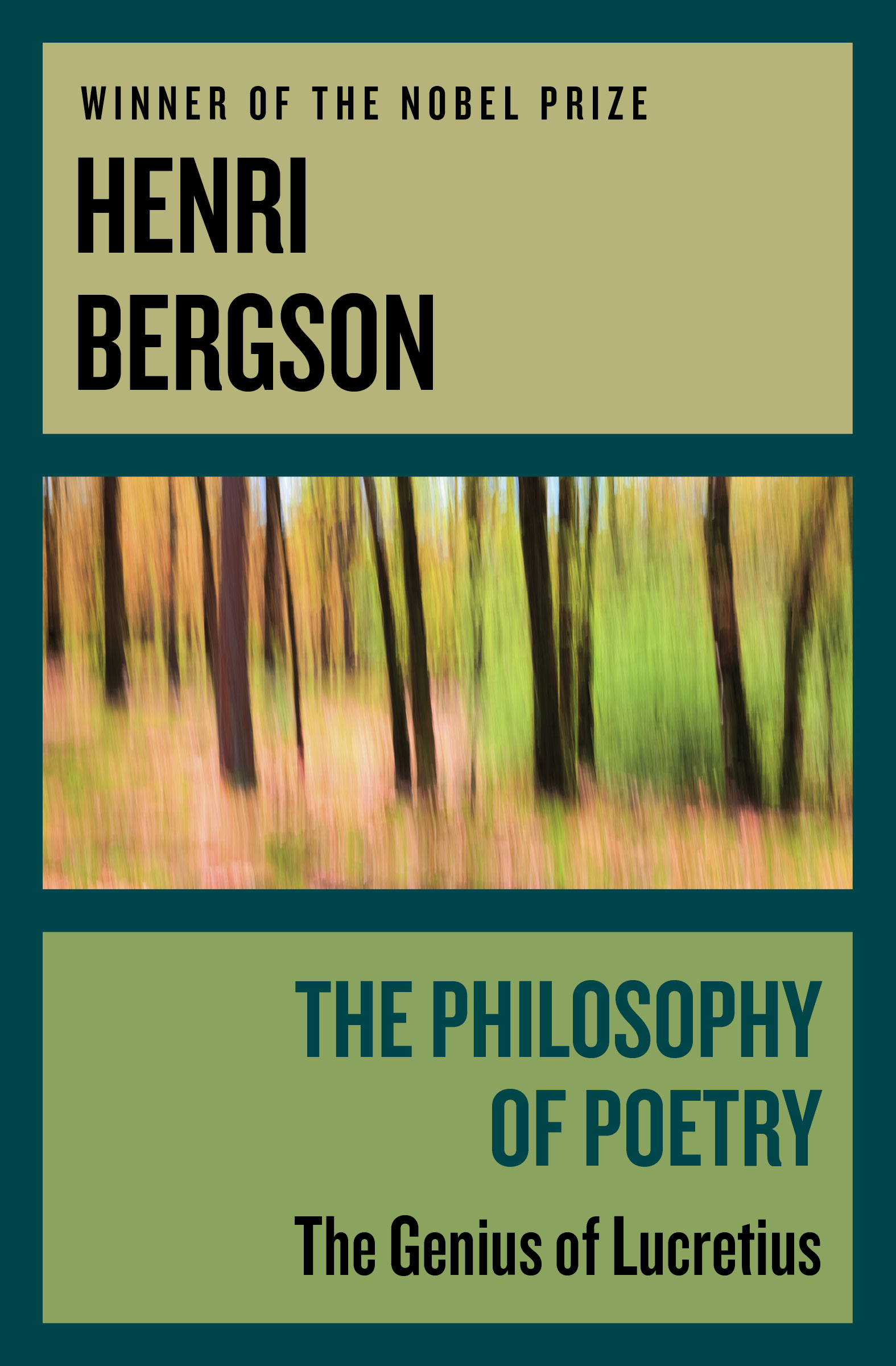 This image is the cover for the book Philosophy of Poetry