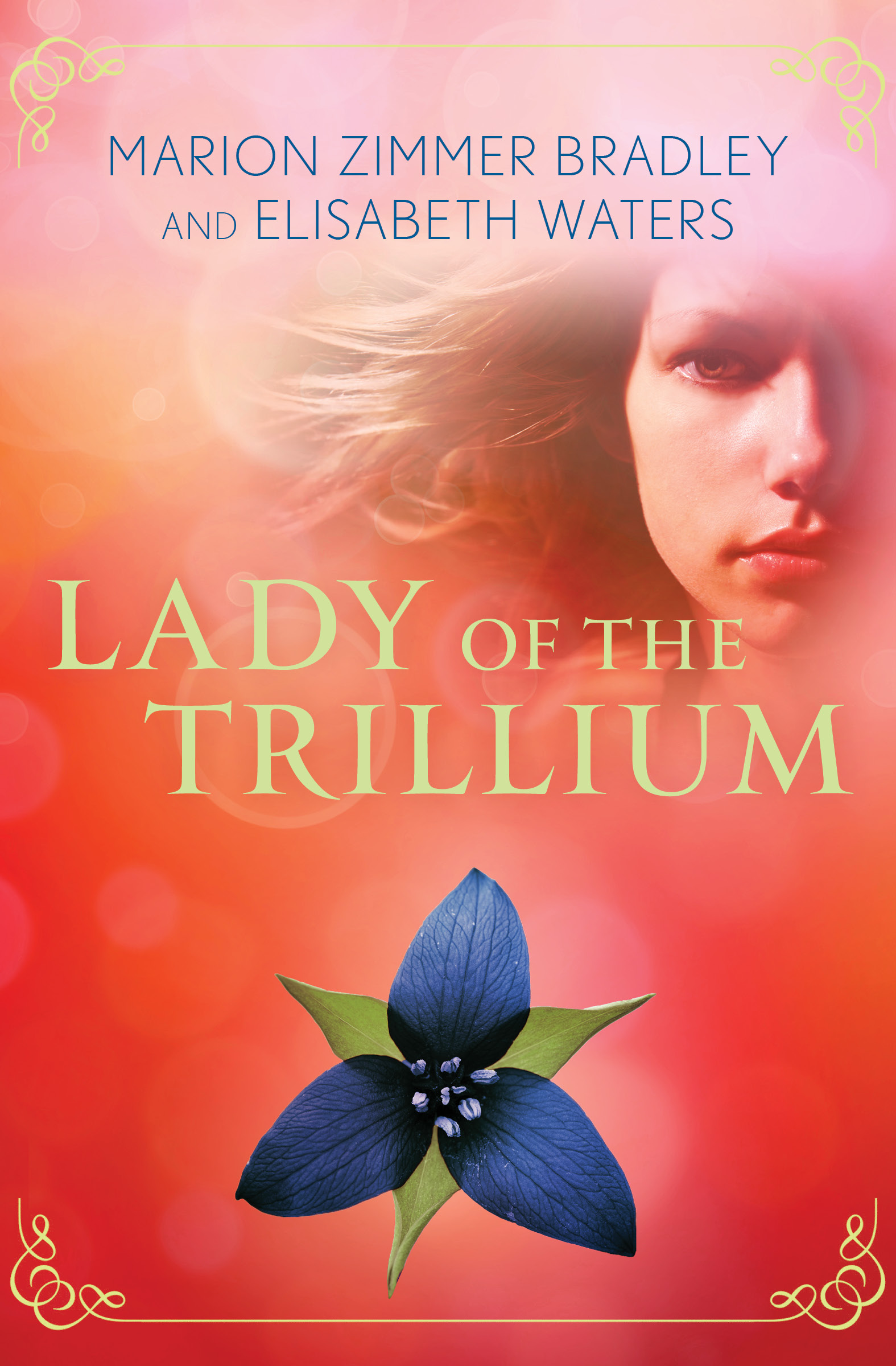 This image is the cover for the book Lady of the Trillium, The Saga of the Trillium