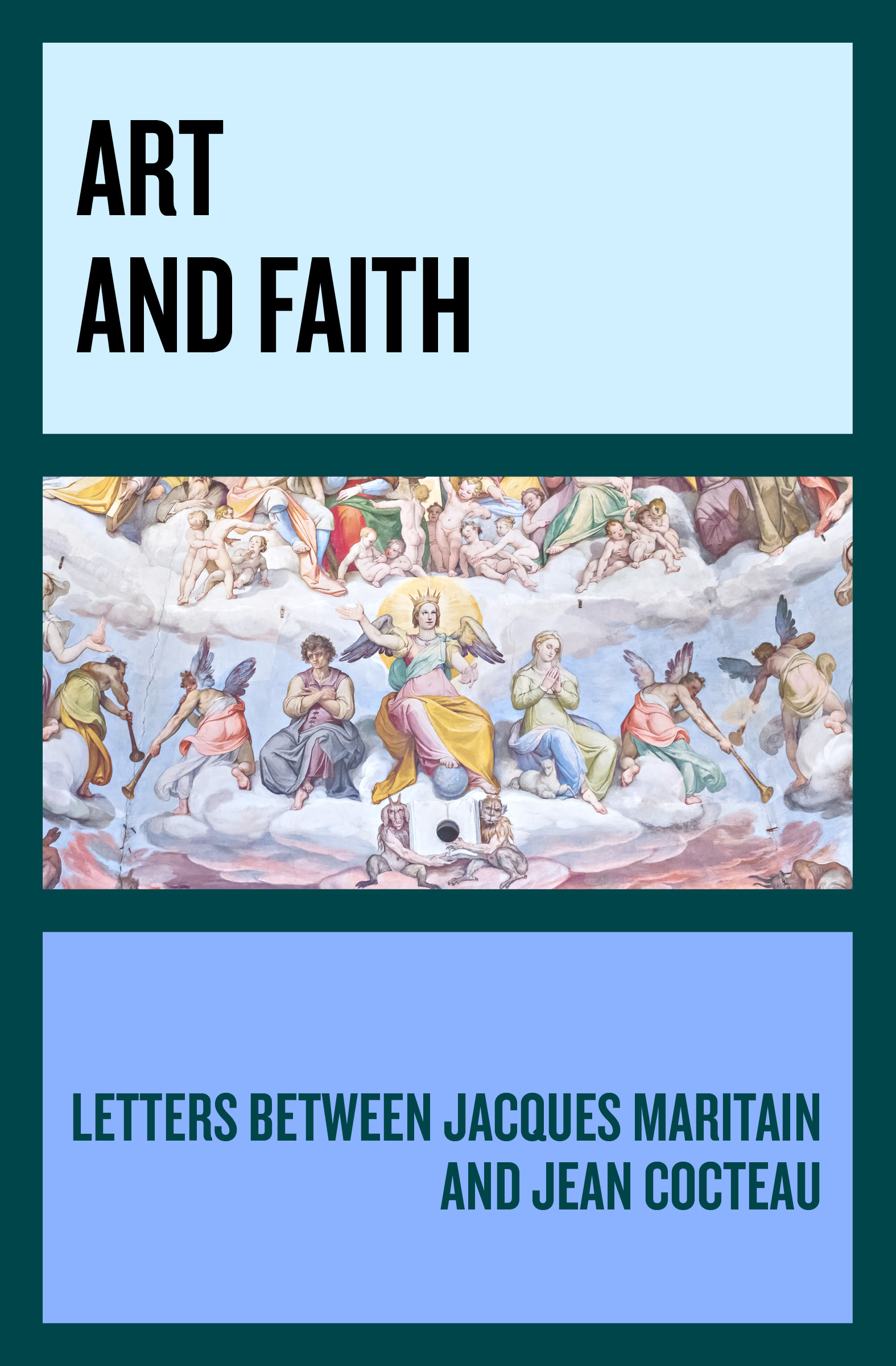 This image is the cover for the book Art and Faith