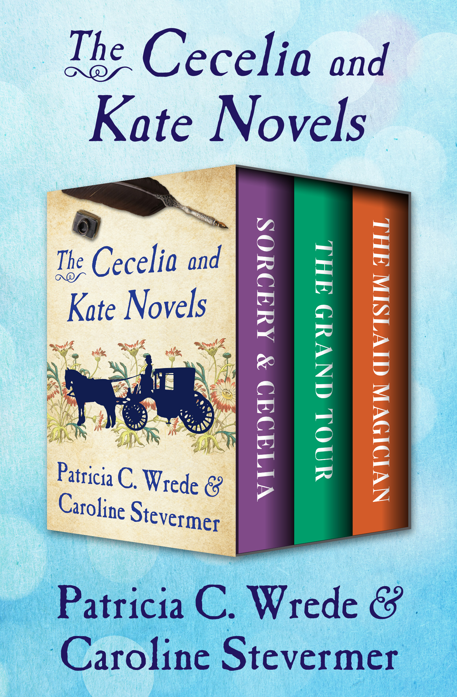 This image is the cover for the book Cecelia and Kate Novels, The Cecelia and Kate Novels