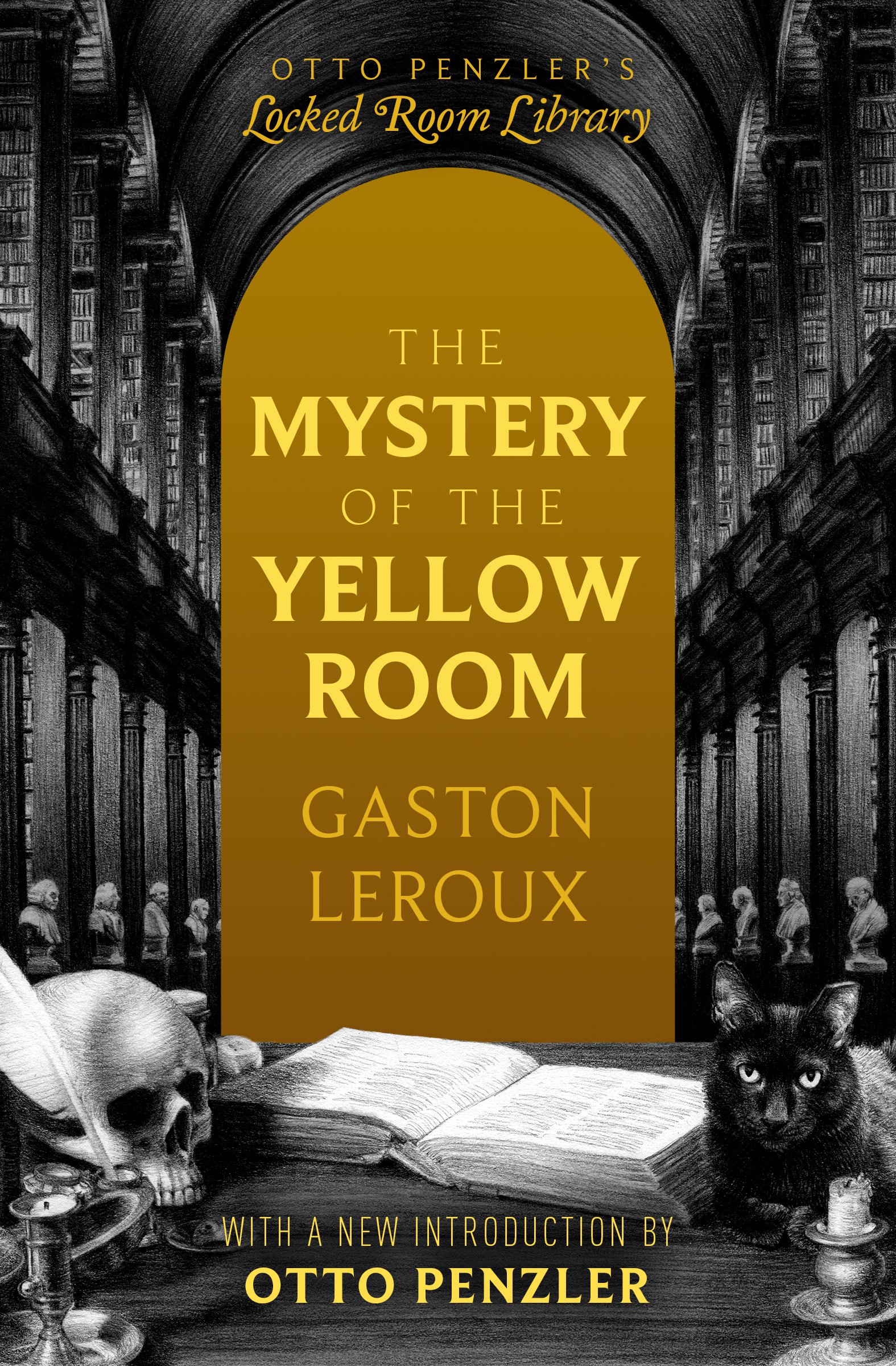 This image is the cover for the book Mystery of the Yellow Room