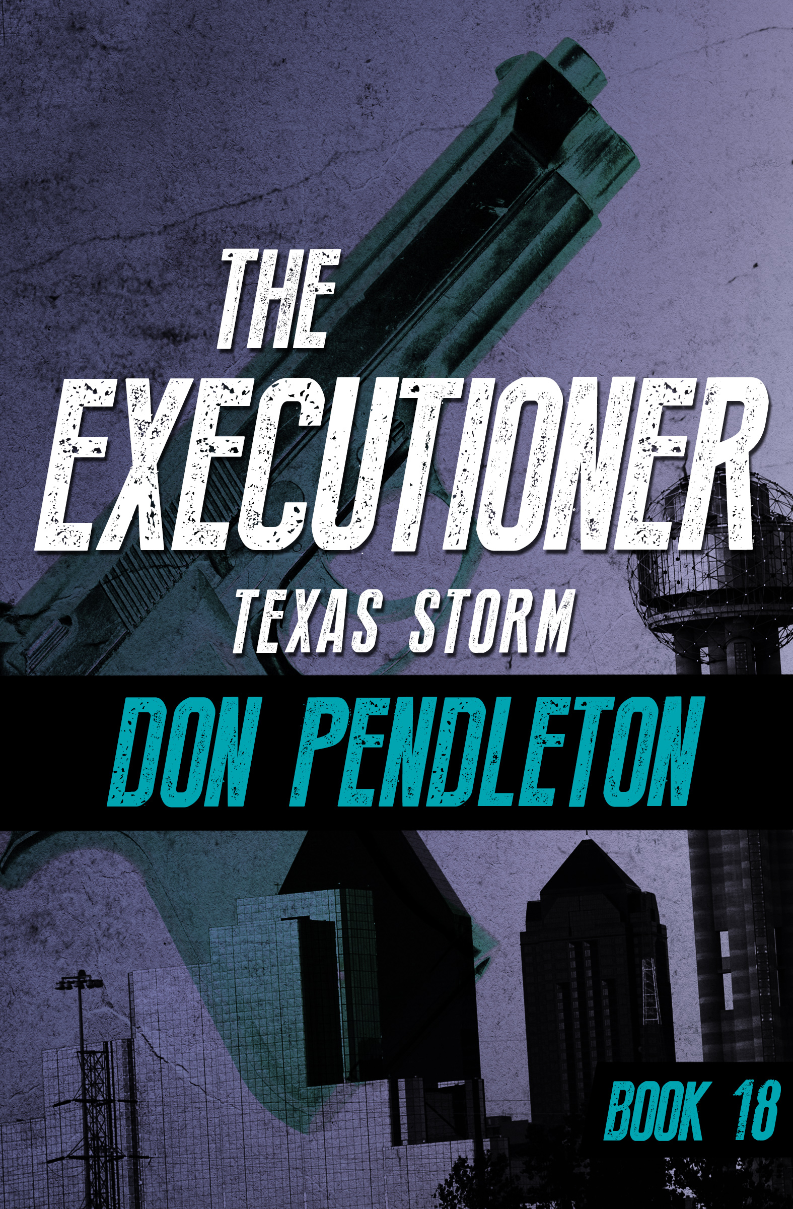 This image is the cover for the book Texas Storm, The Executioner