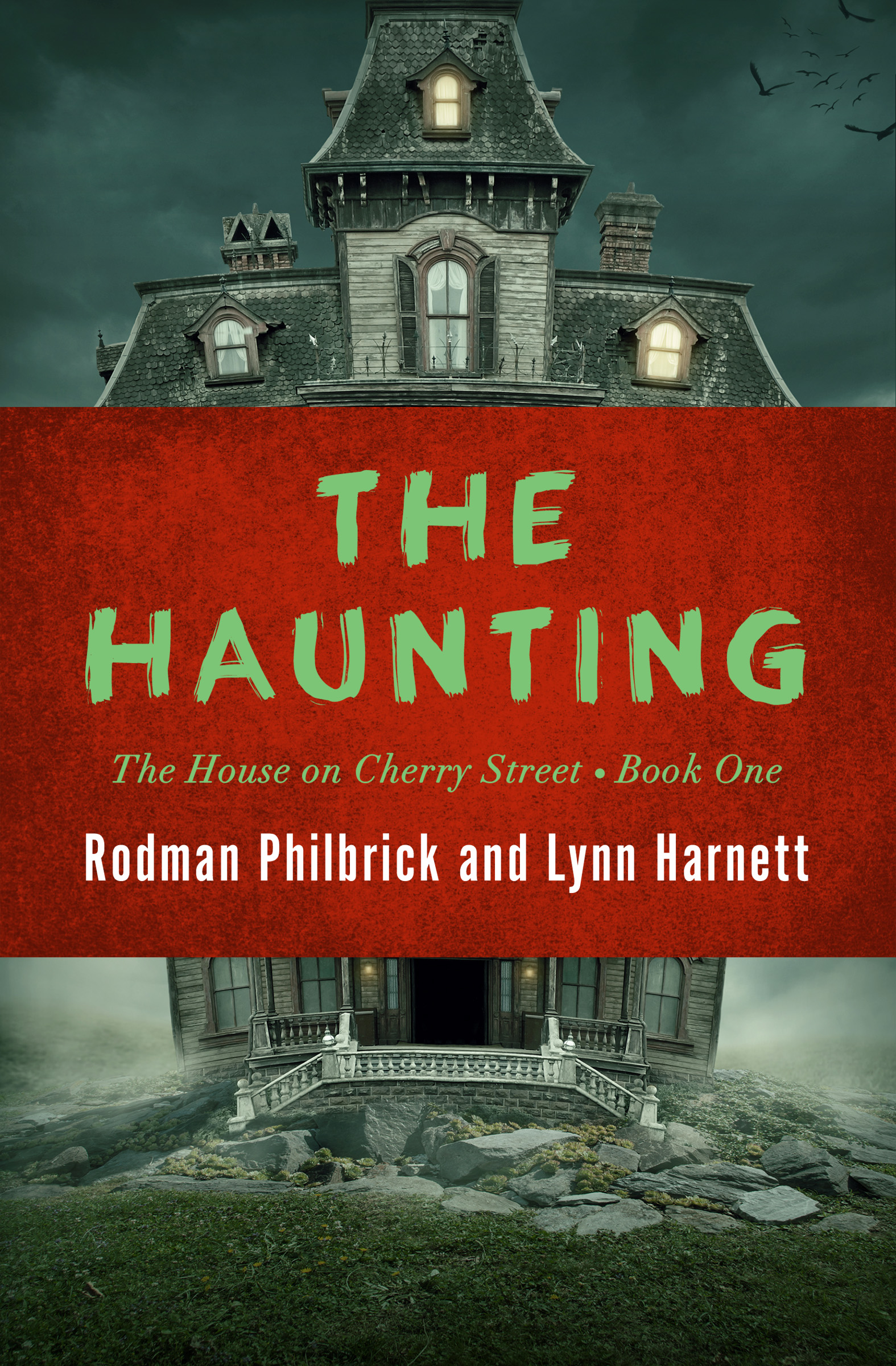 This image is the cover for the book Haunting, The House on Cherry Street