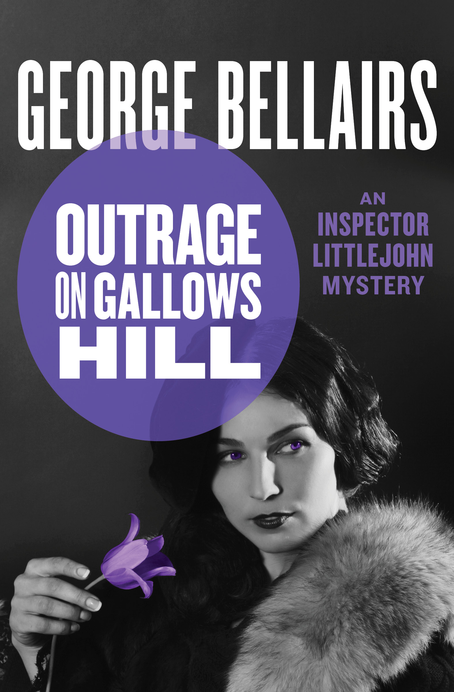 This image is the cover for the book Outrage on Gallows Hill, The Inspector Littlejohn Mysteries