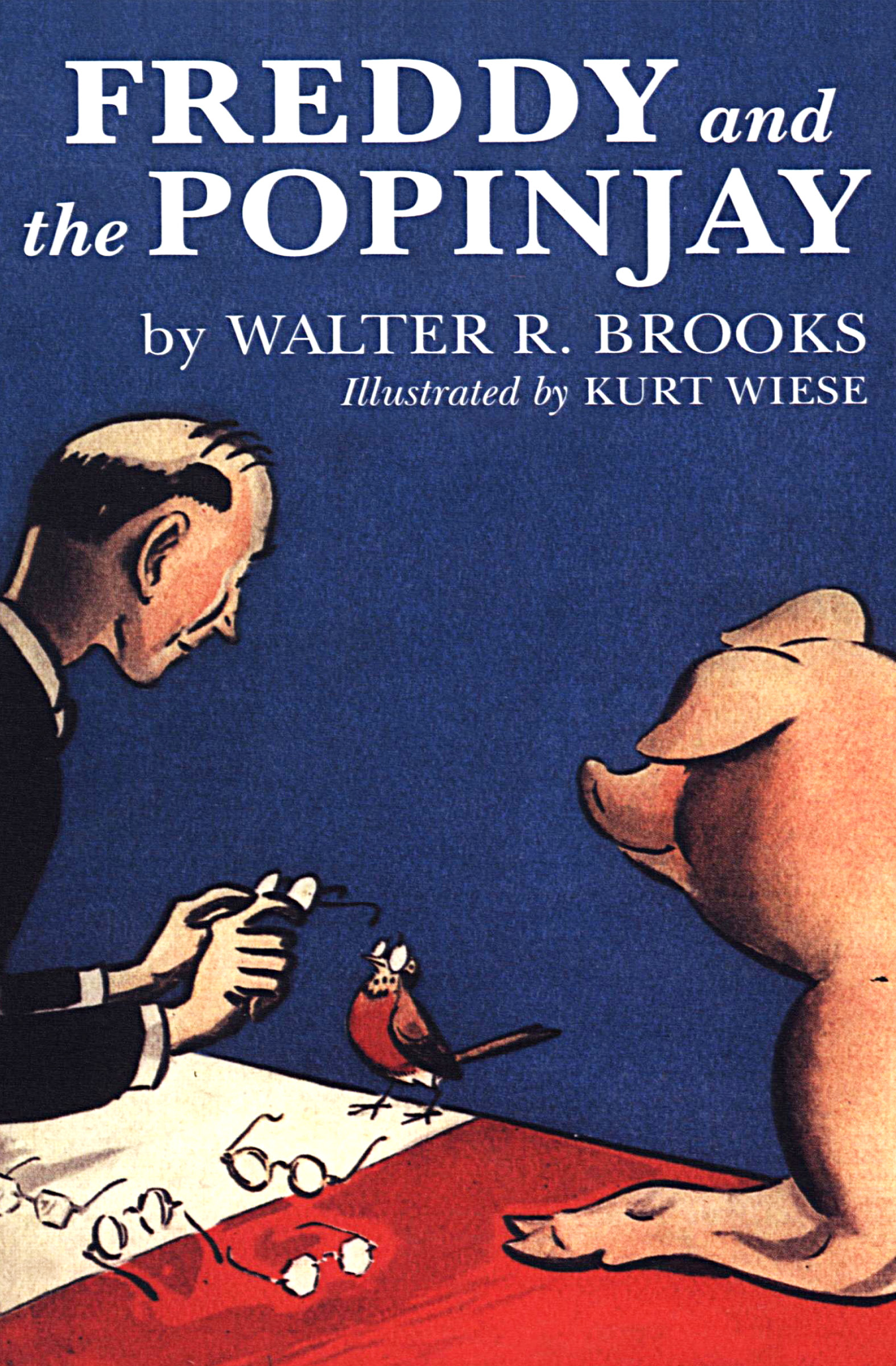 This image is the cover for the book Freddy and the Popinjay, Freddy the Pig