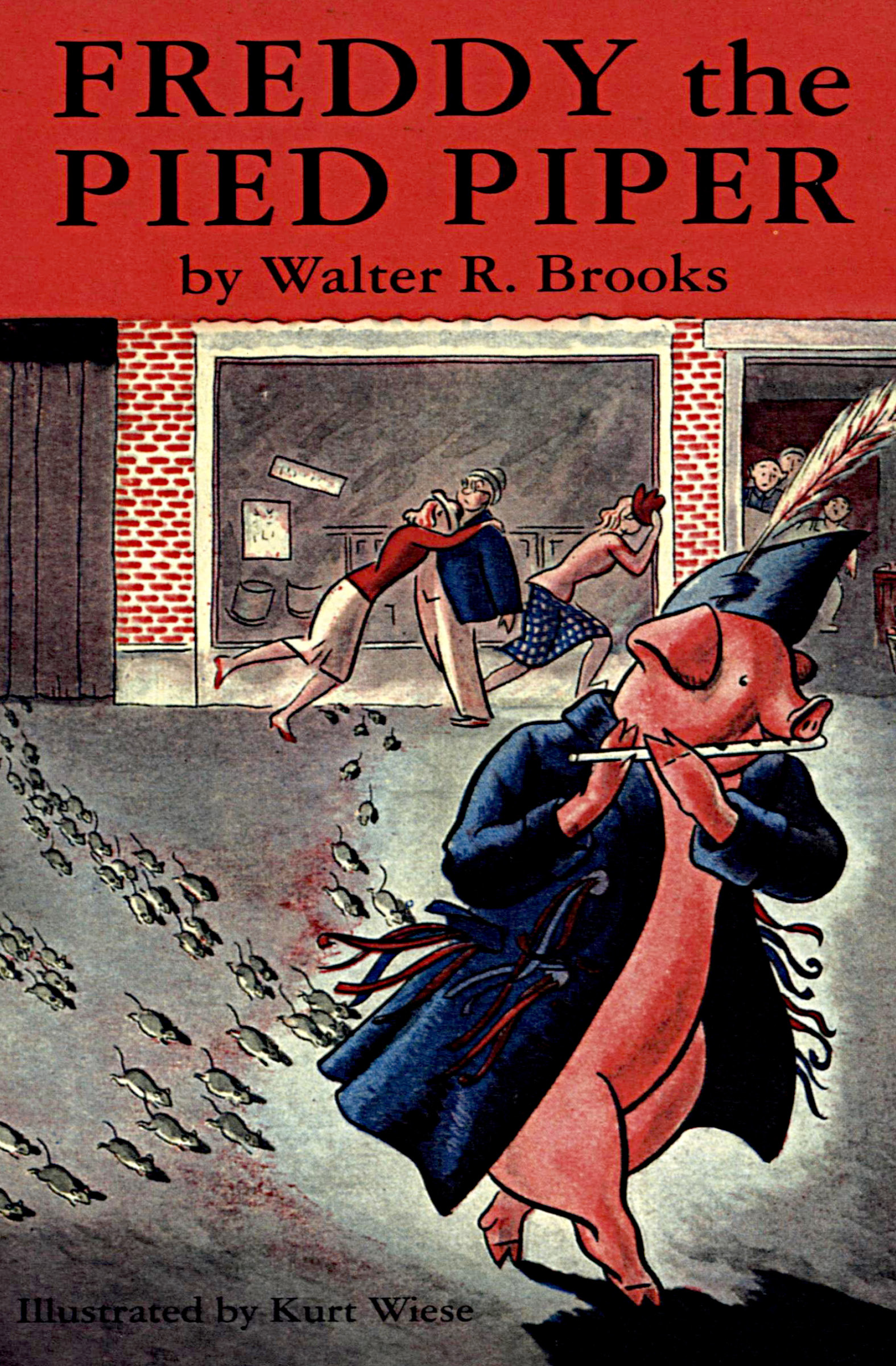 This image is the cover for the book Freddy the Pied Piper, Freddy the Pig