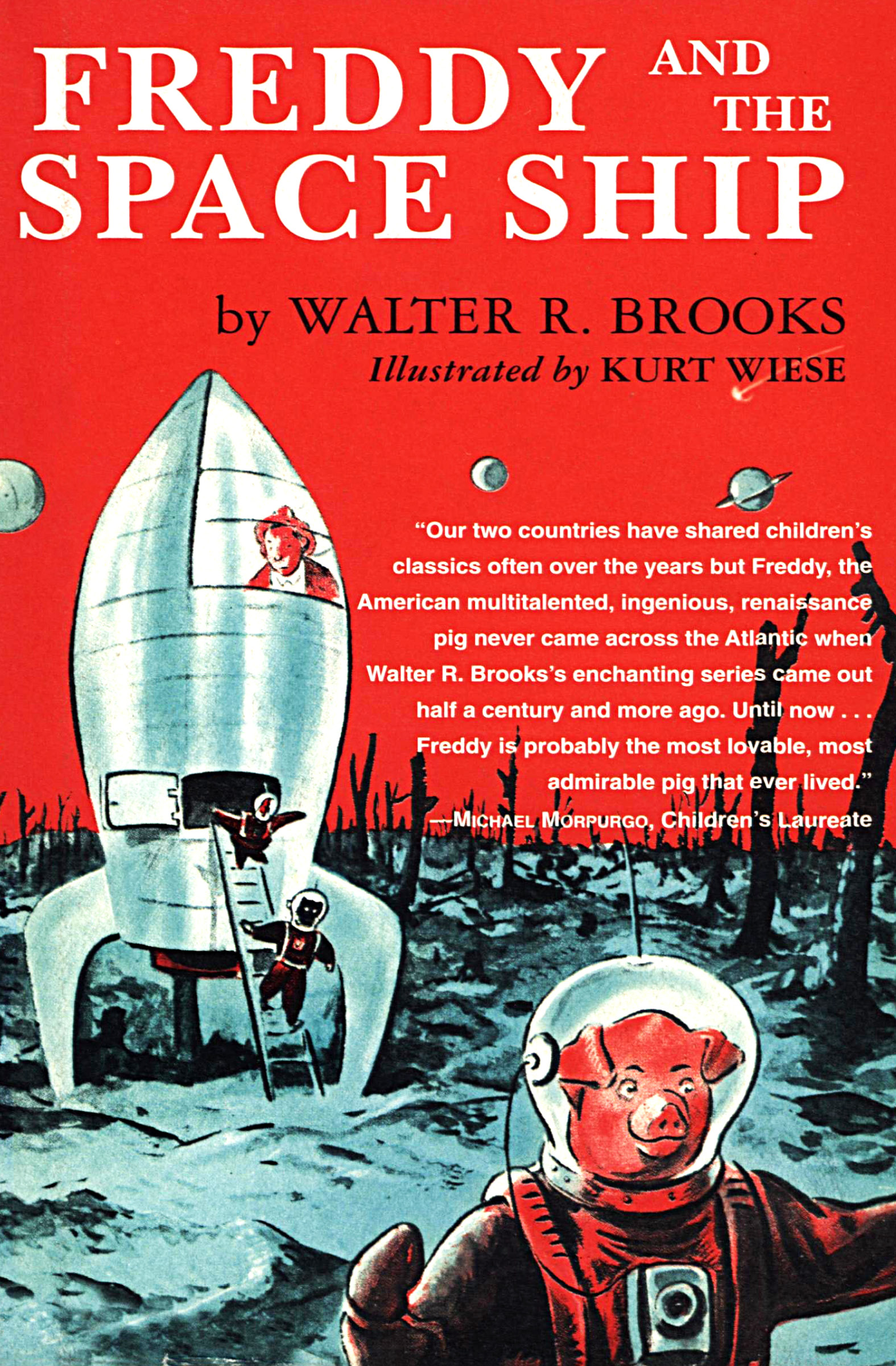 This image is the cover for the book Freddy and the Space Ship, Freddy the Pig