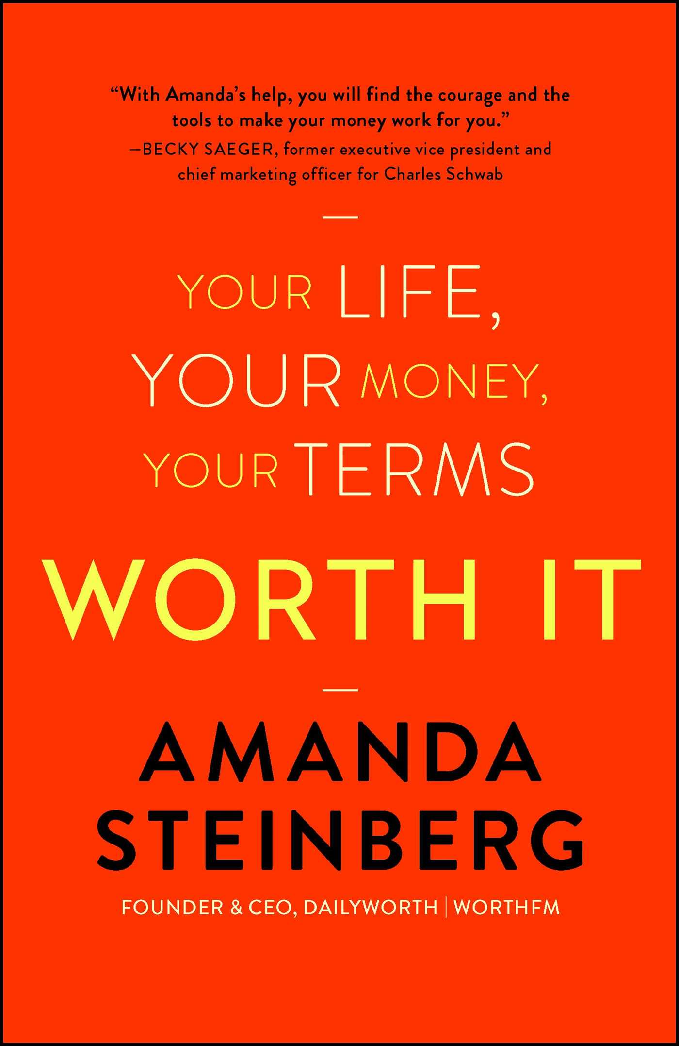 This image is the cover for the book Worth It
