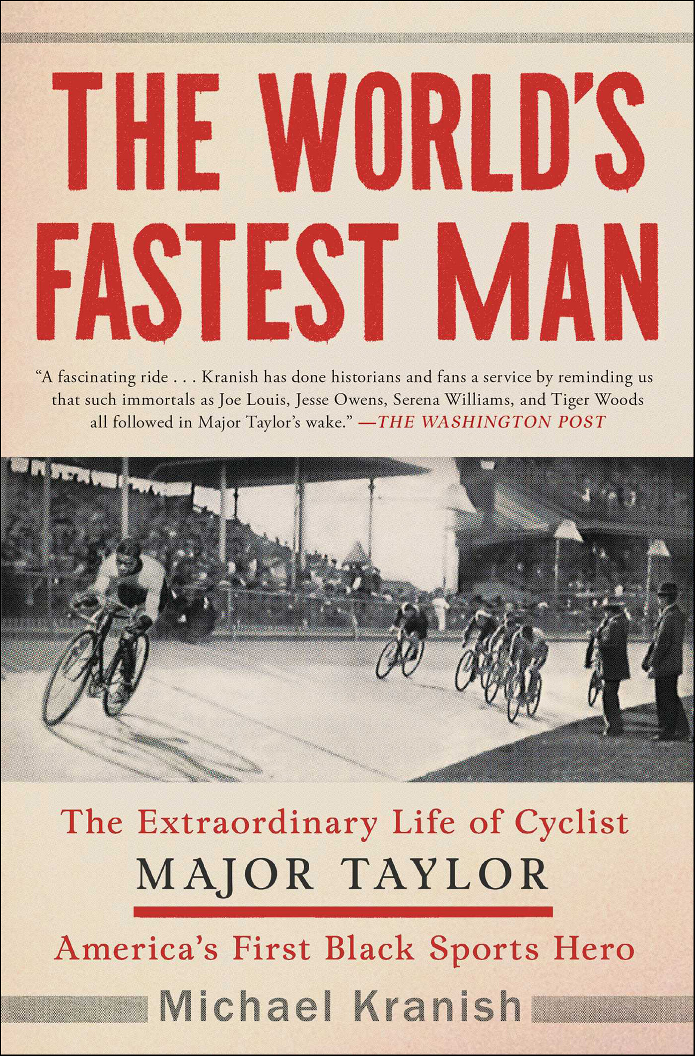 This image is the cover for the book World's Fastest Man