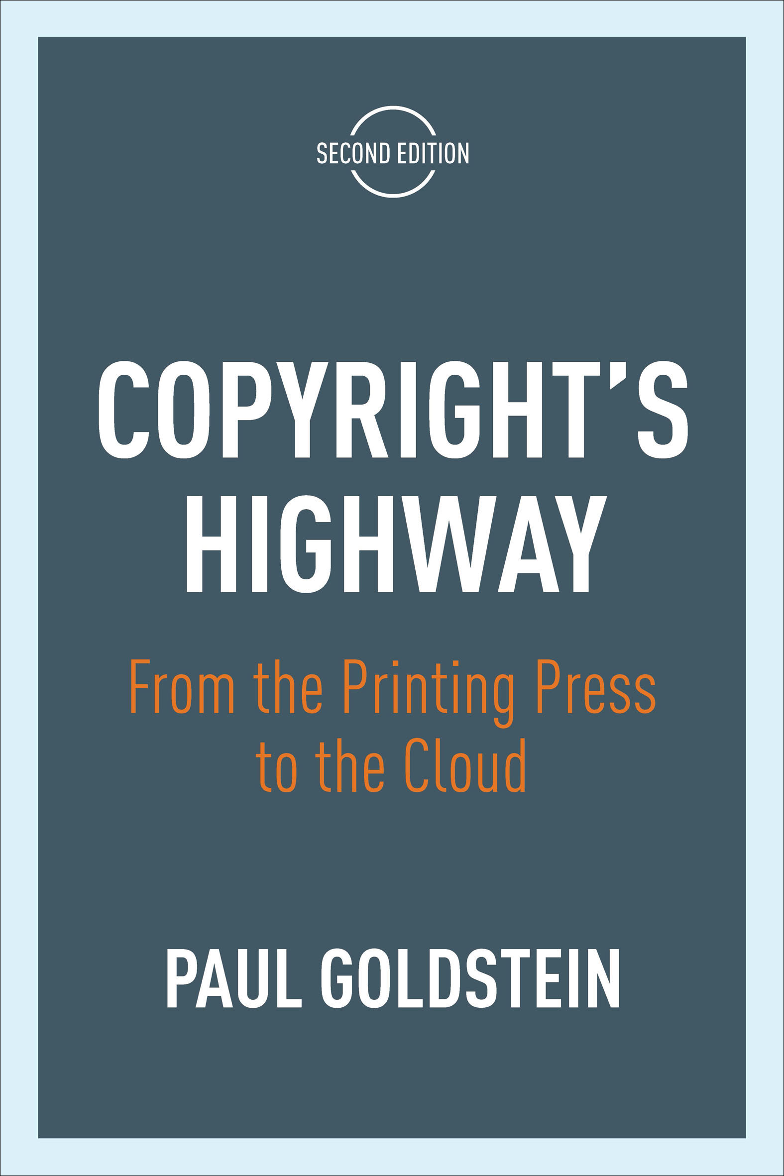 This image is the cover for the book Copyright's Highway