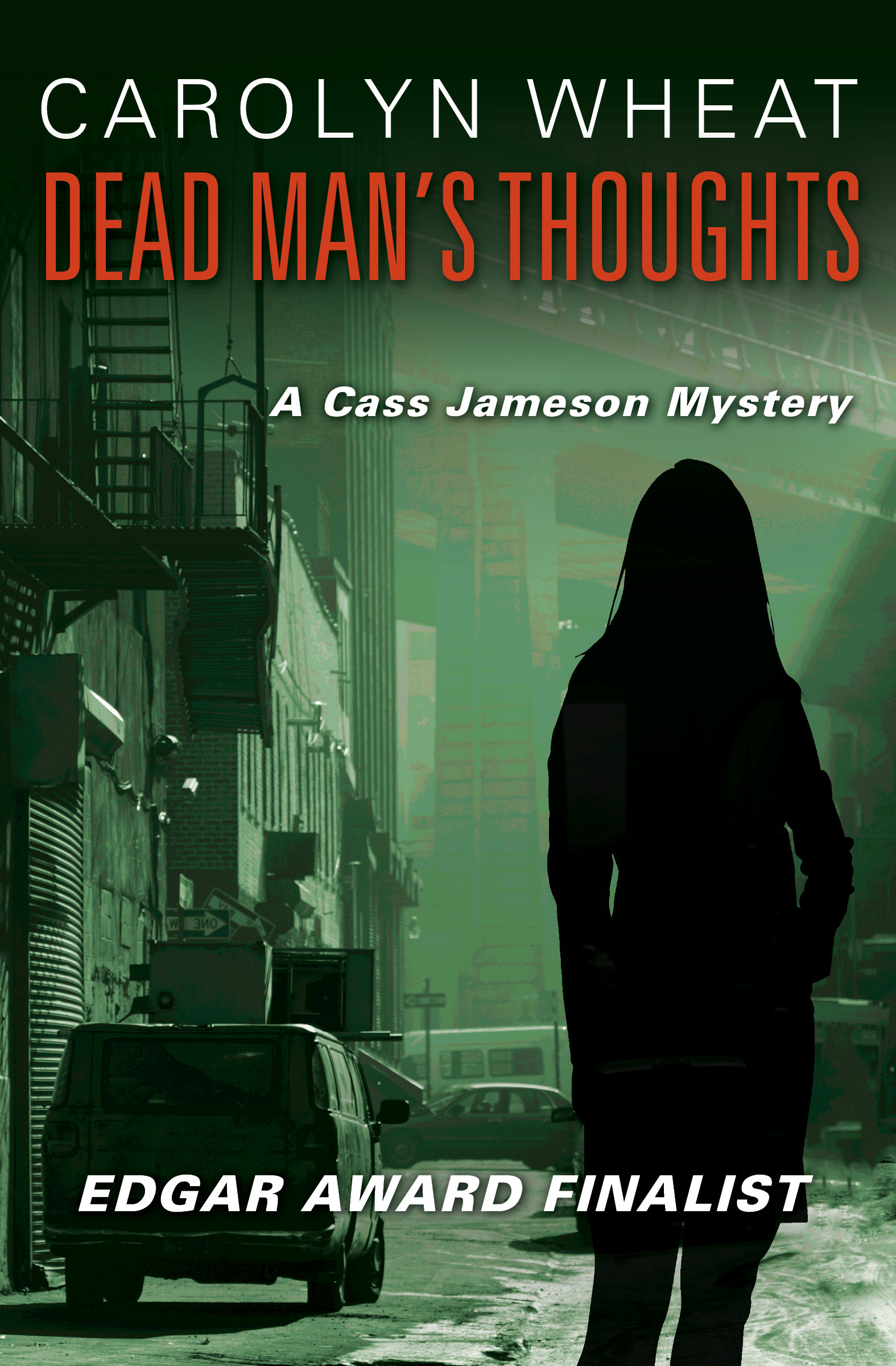 This image is the cover for the book Dead Man's Thoughts, The Cass Jameson Mysteries