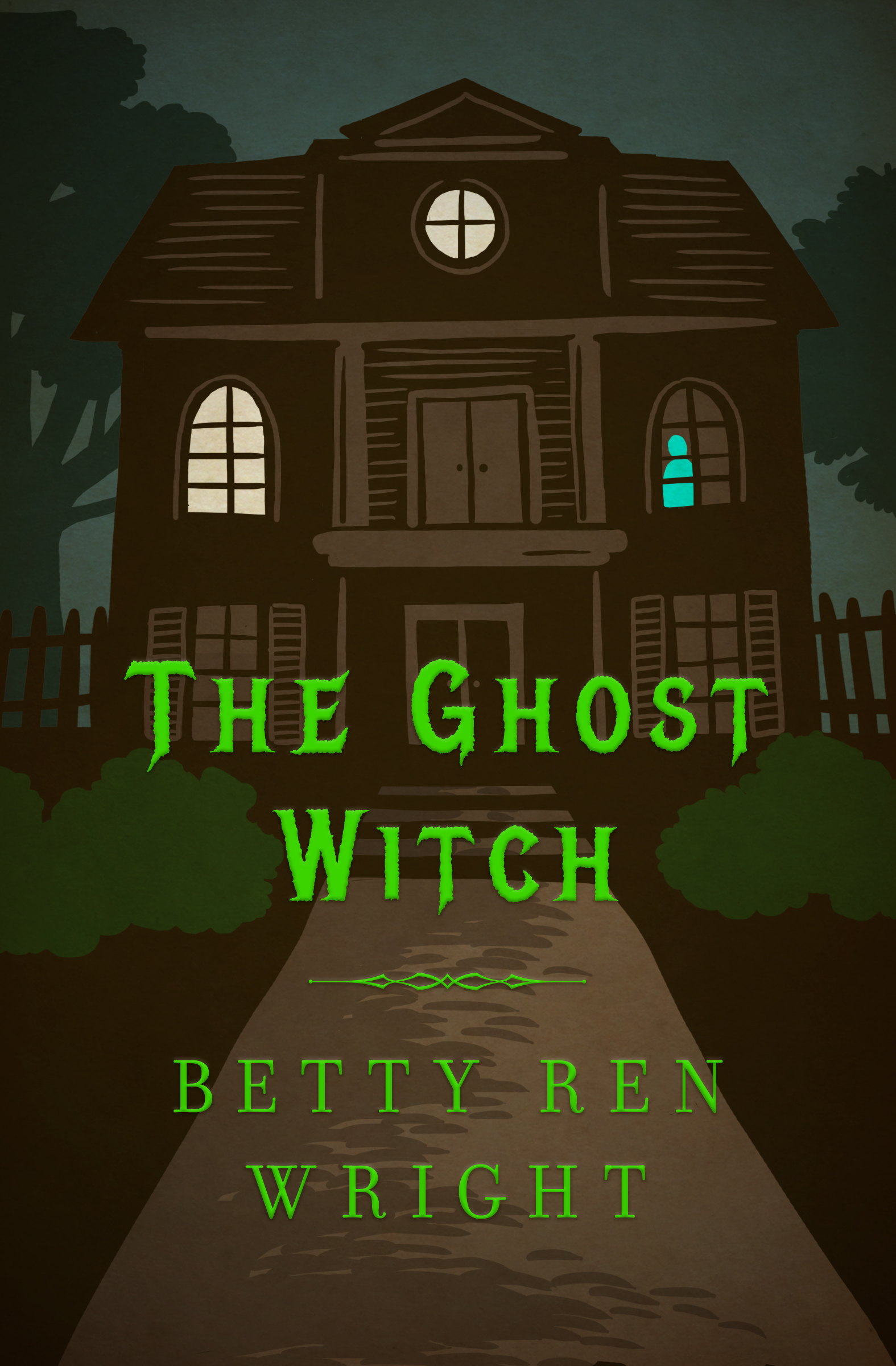 This image is the cover for the book Ghost Witch