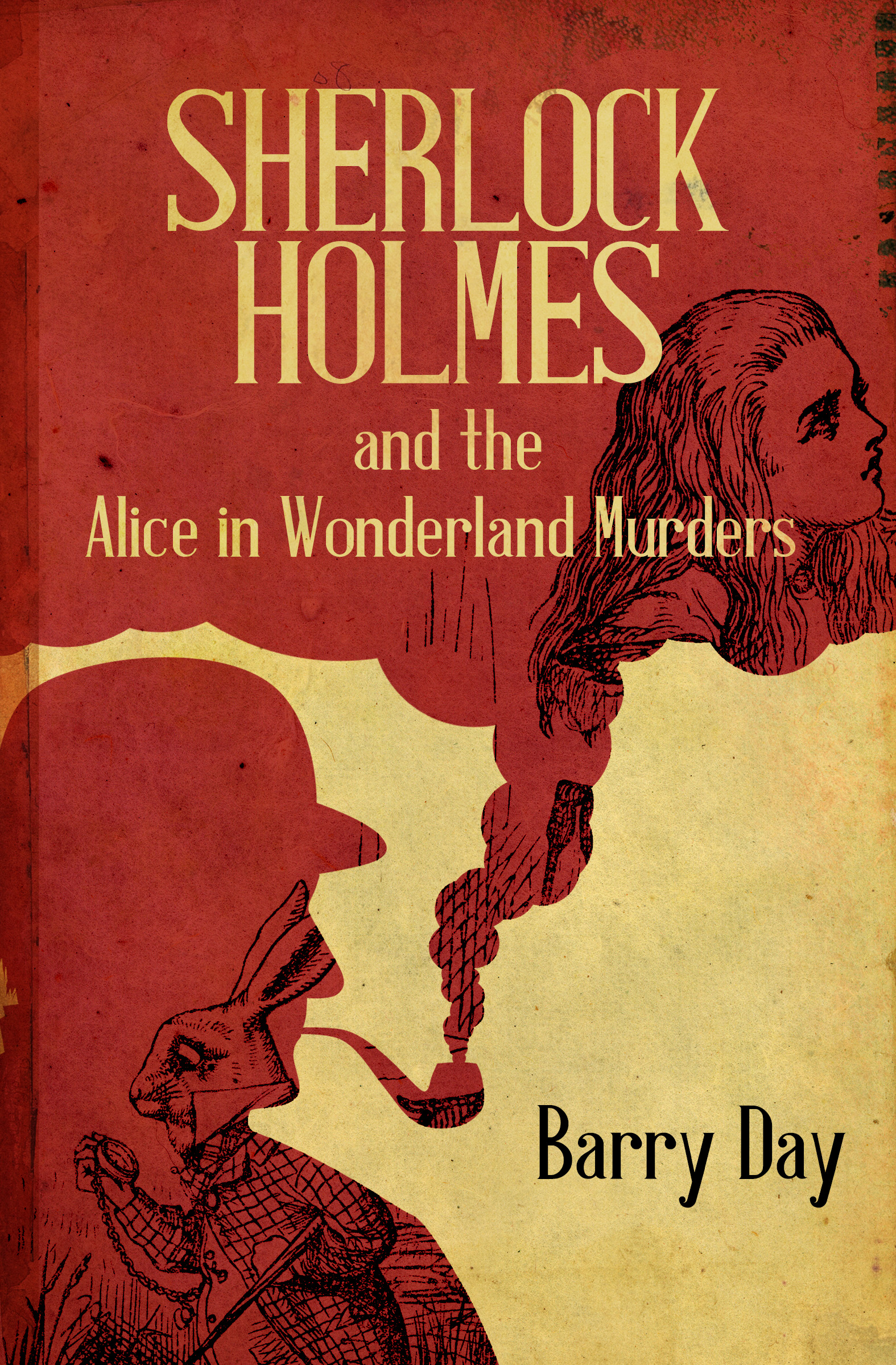 This image is the cover for the book Sherlock Holmes and the Alice in Wonderland Murders