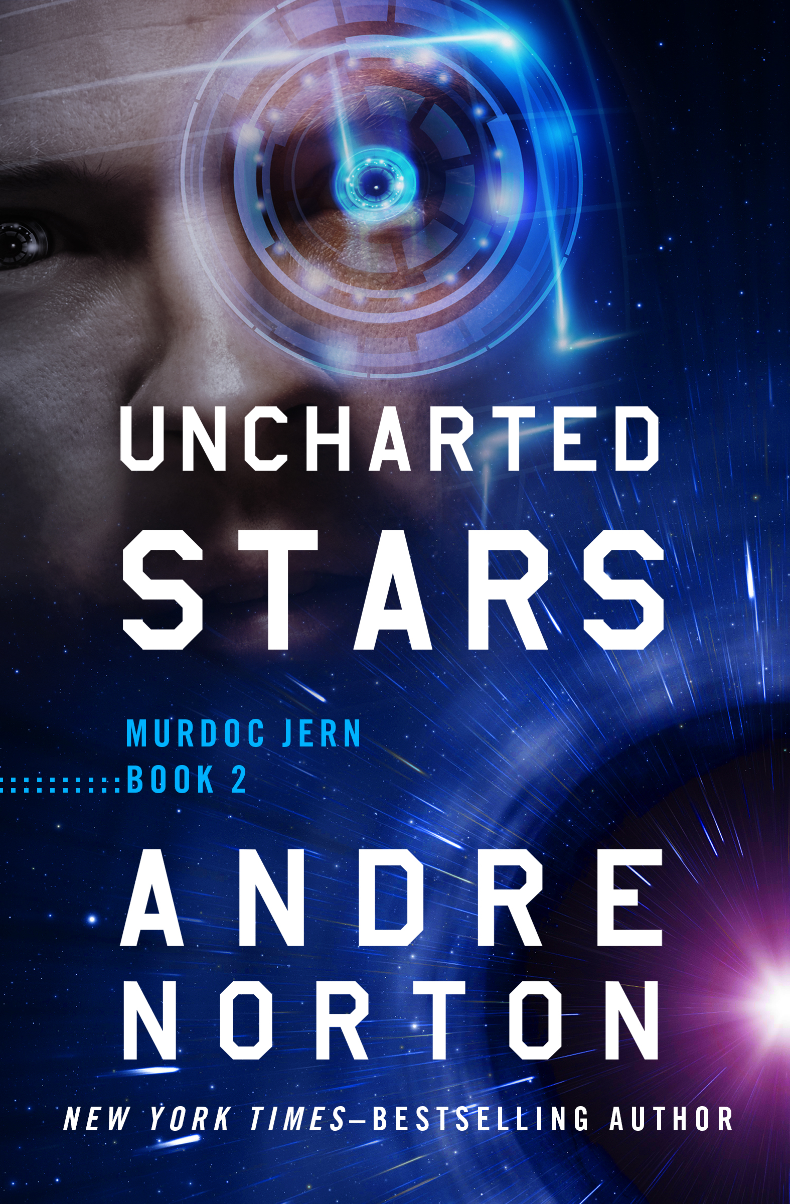 This image is the cover for the book Uncharted Stars, Murdoc Jern