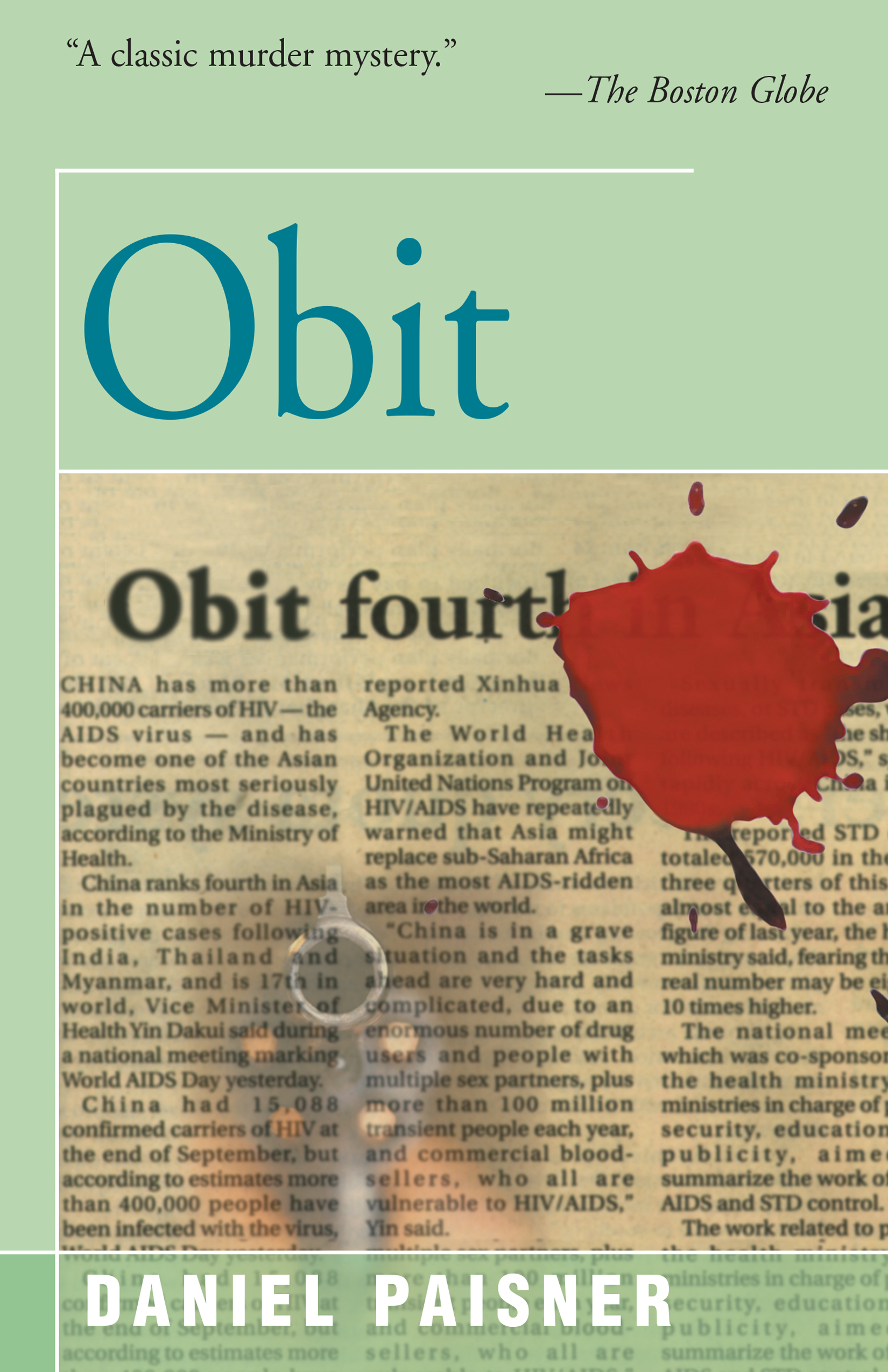This image is the cover for the book Obit