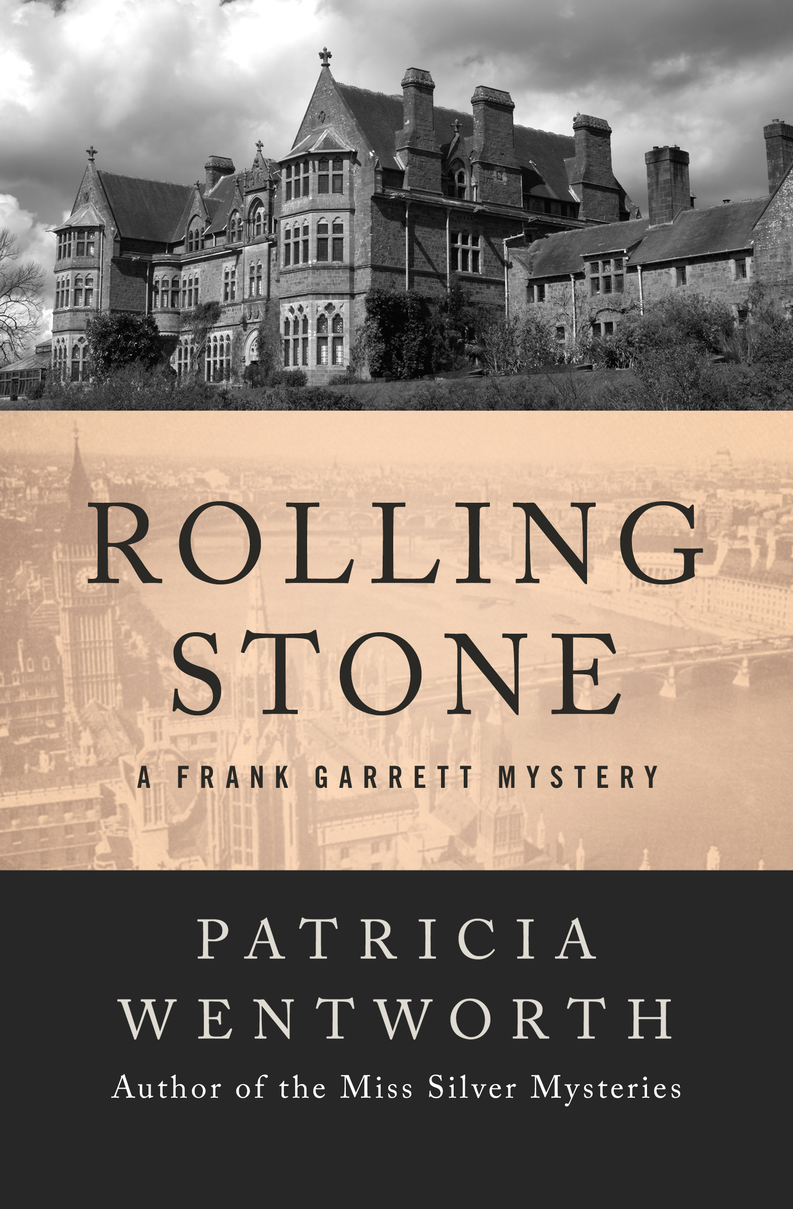 This image is the cover for the book Rolling Stone, The Frank Garrett Mysteries