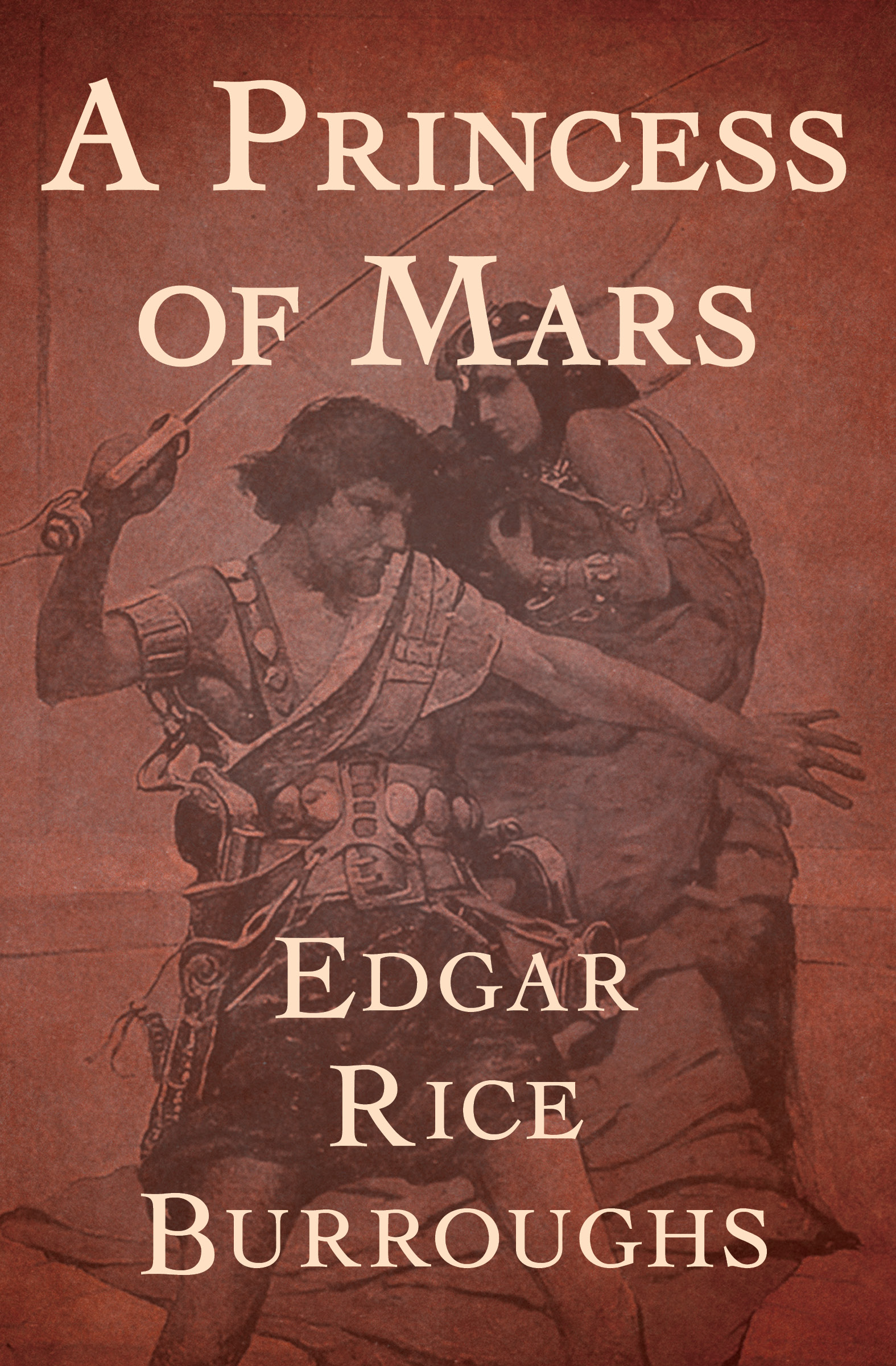 This image is the cover for the book Princess of Mars, Barsoom