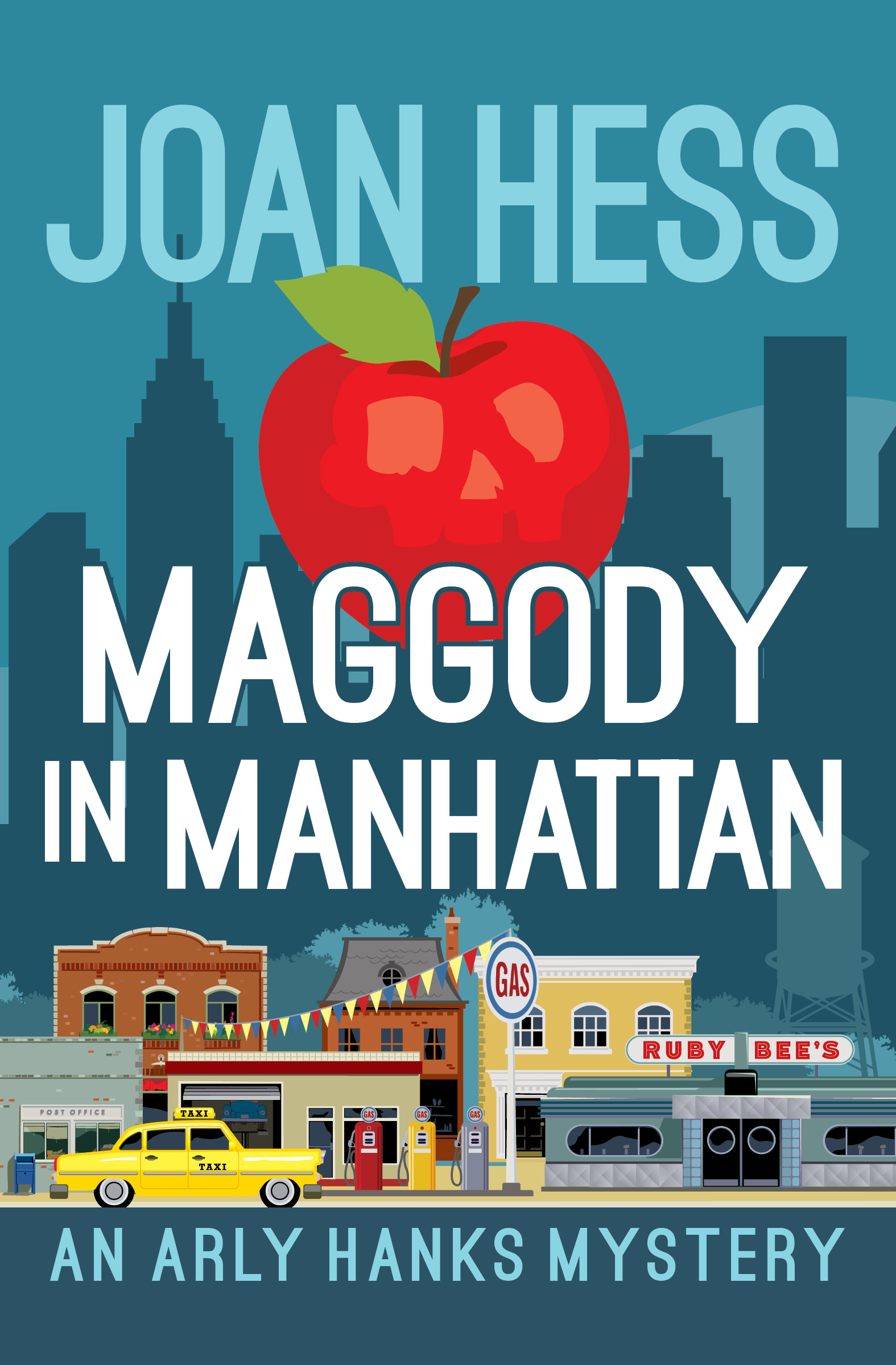 This image is the cover for the book Maggody in Manhattan, The Arly Hanks Mysteries