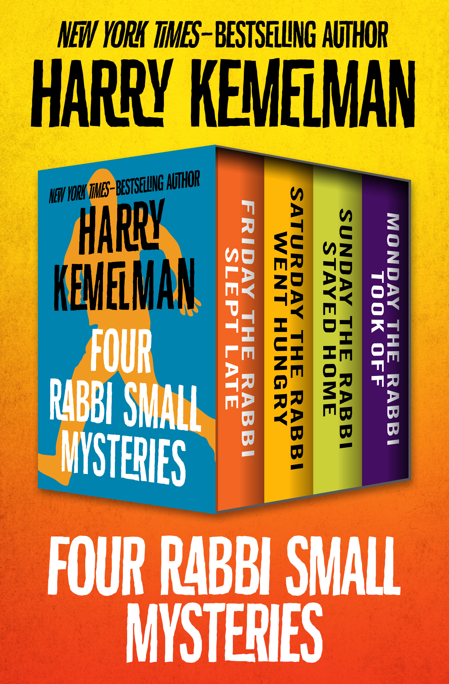 This image is the cover for the book Four Rabbi Small Mysteries, The Rabbi Small Mysteries