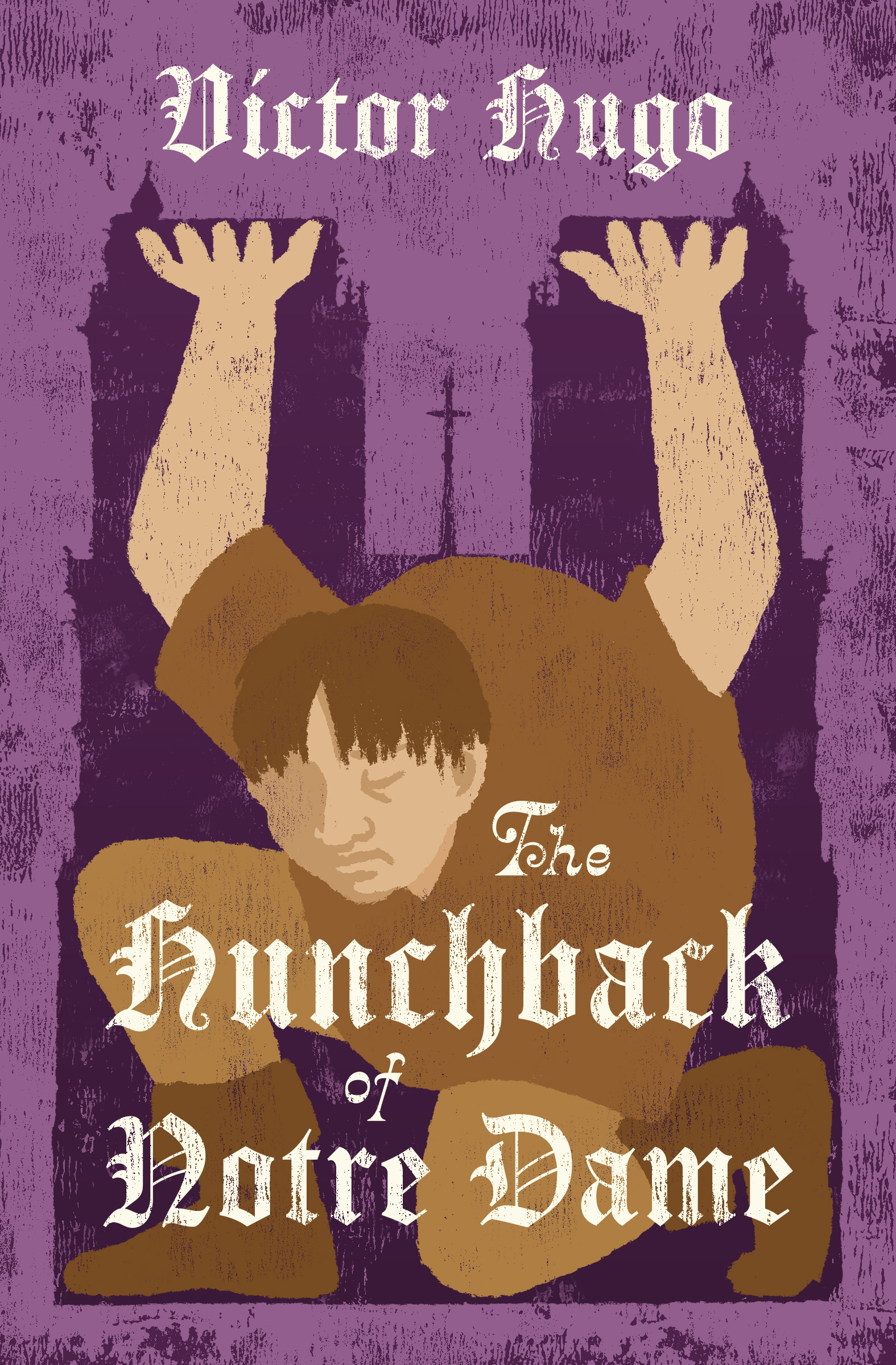 This image is the cover for the book Hunchback of Notre-Dame
