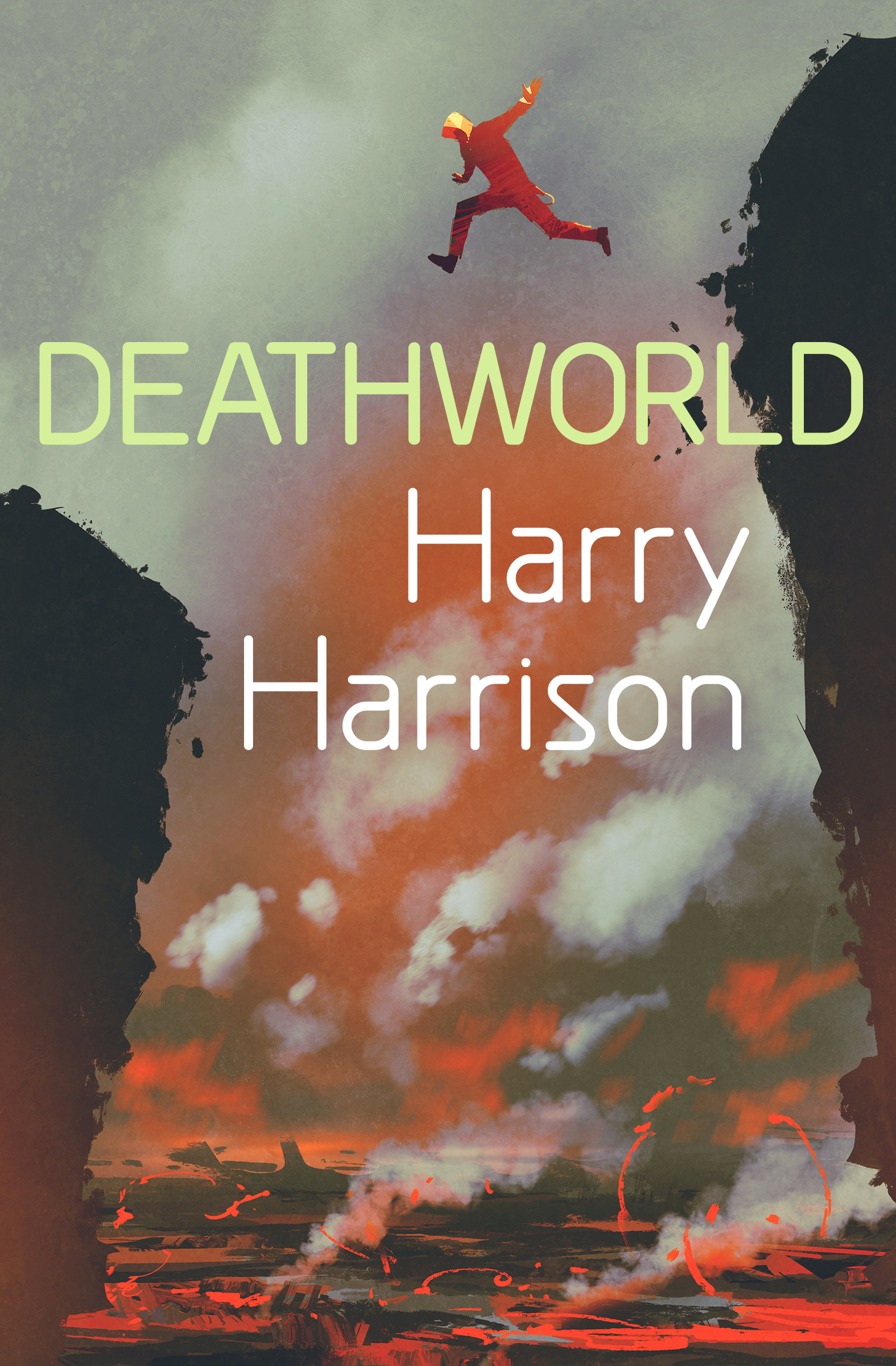 This image is the cover for the book Deathworld