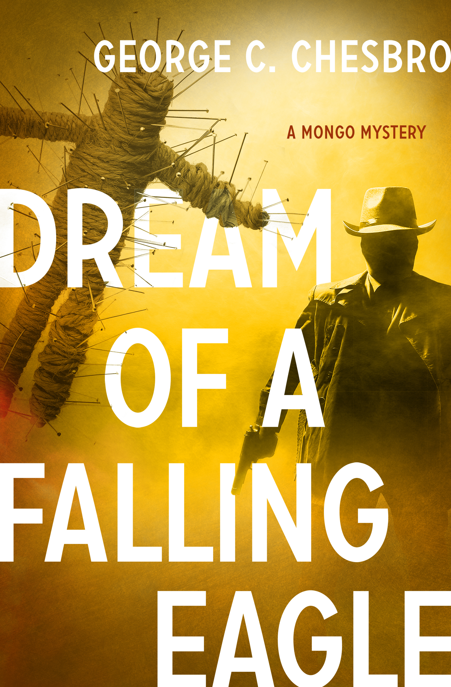 This image is the cover for the book Dream of a Falling Eagle, The Mongo Mysteries