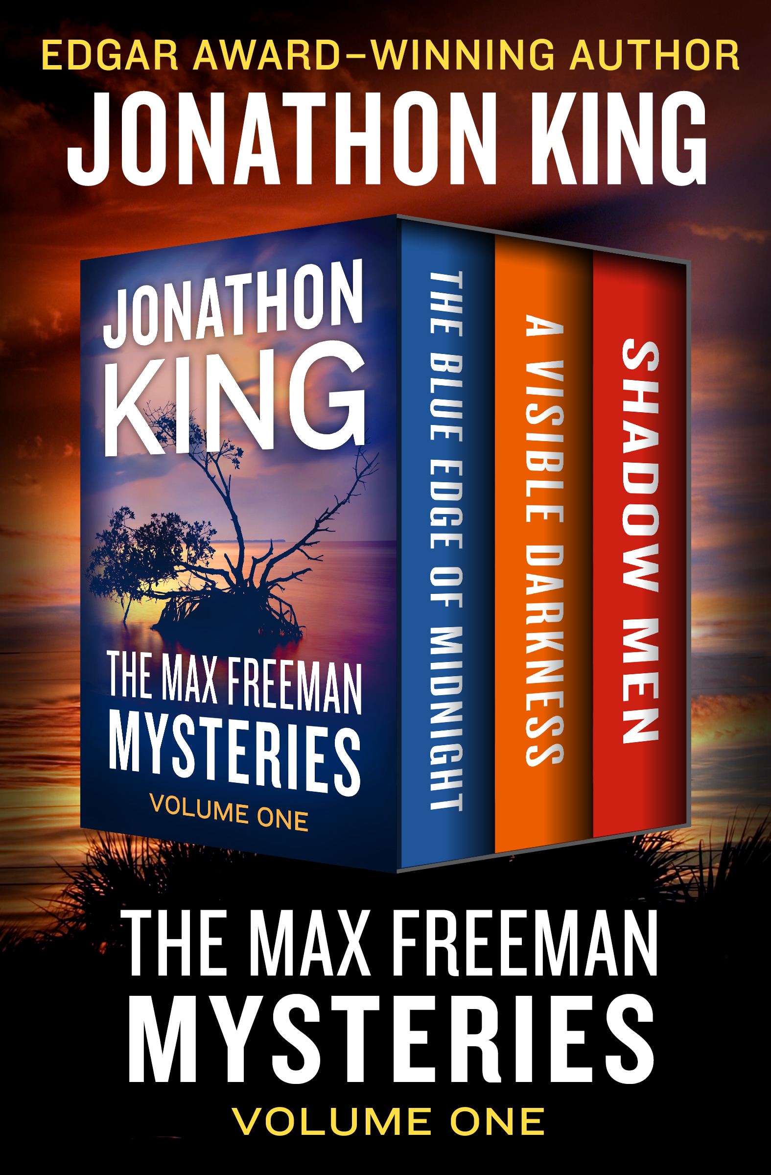 This image is the cover for the book Max Freeman Mysteries Volume One, The Max Freeman Mysteries