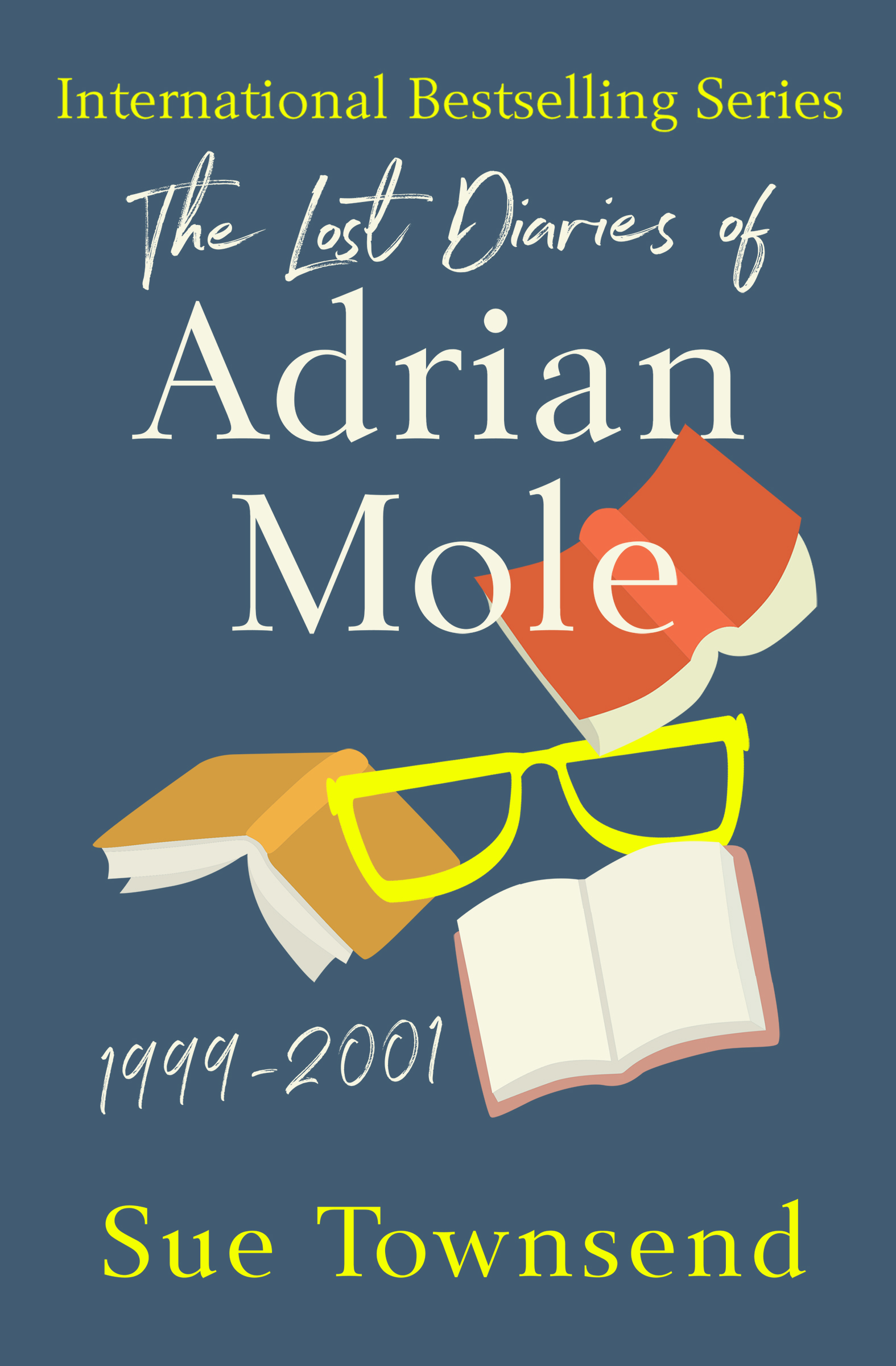 This image is the cover for the book Lost Diaries of Adrian Mole, 1999–2001, The Adrian Mole Series