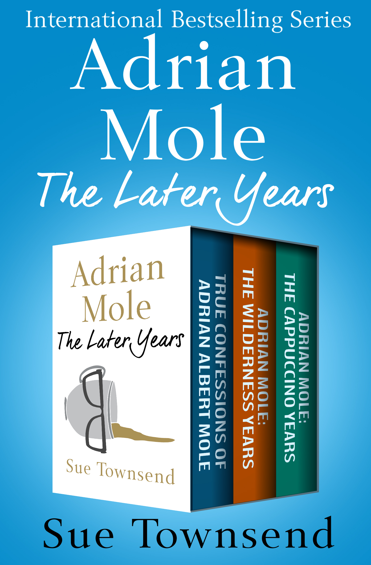 This image is the cover for the book Adrian Mole, The Later Years, The Adrian Mole Series