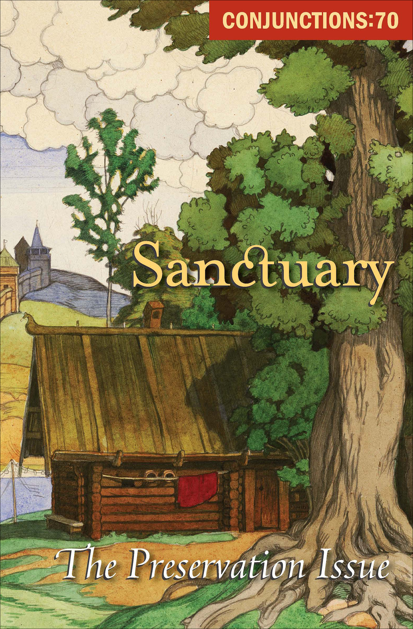 This image is the cover for the book Sanctuary, Conjunctions