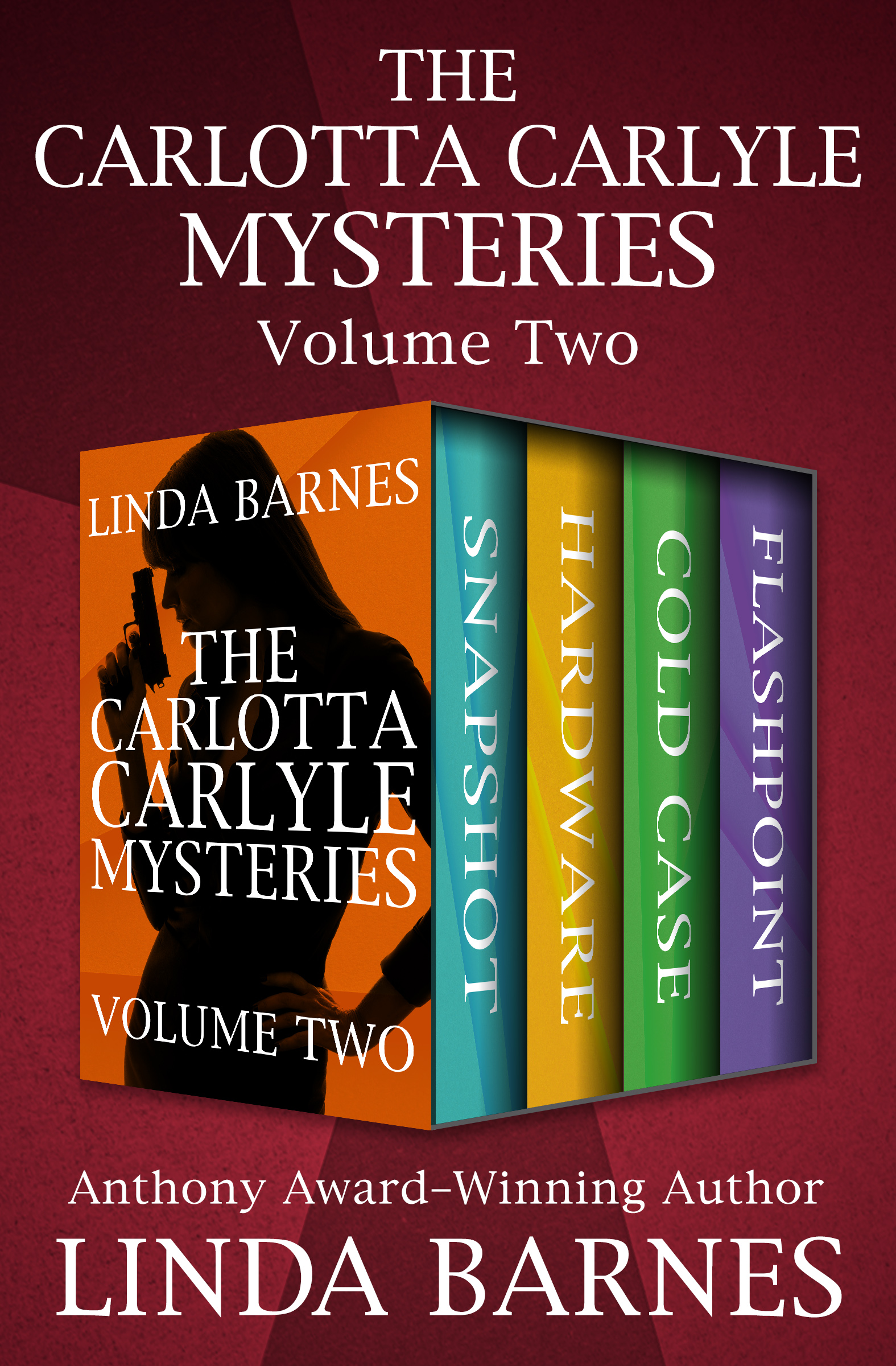 This image is the cover for the book Carlotta Carlyle Mysteries Volume Two, The Carlotta Carlyle Mysteries