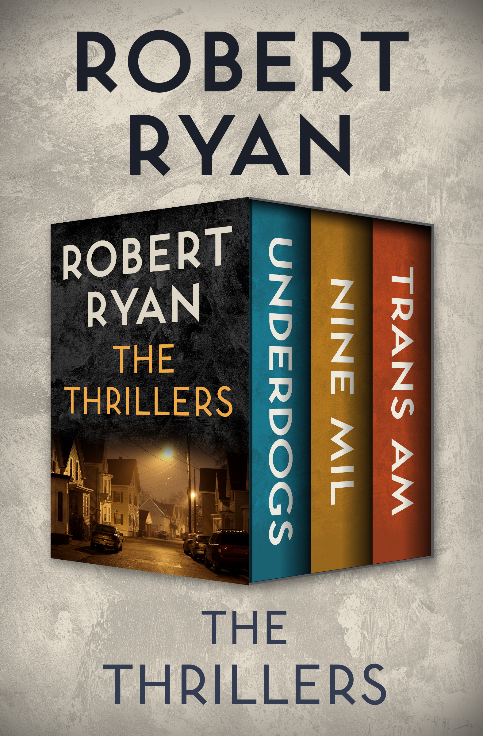 This image is the cover for the book Thrillers