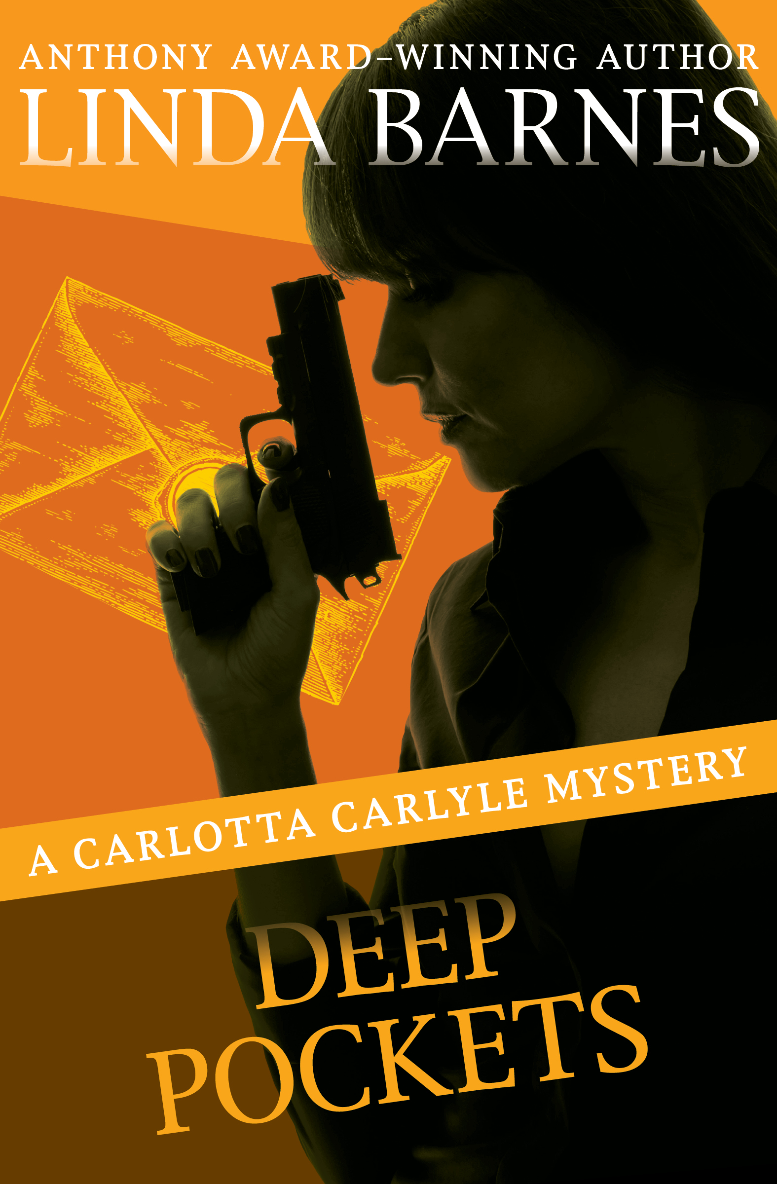 This image is the cover for the book Deep Pockets, The Carlotta Carlyle Mysteries