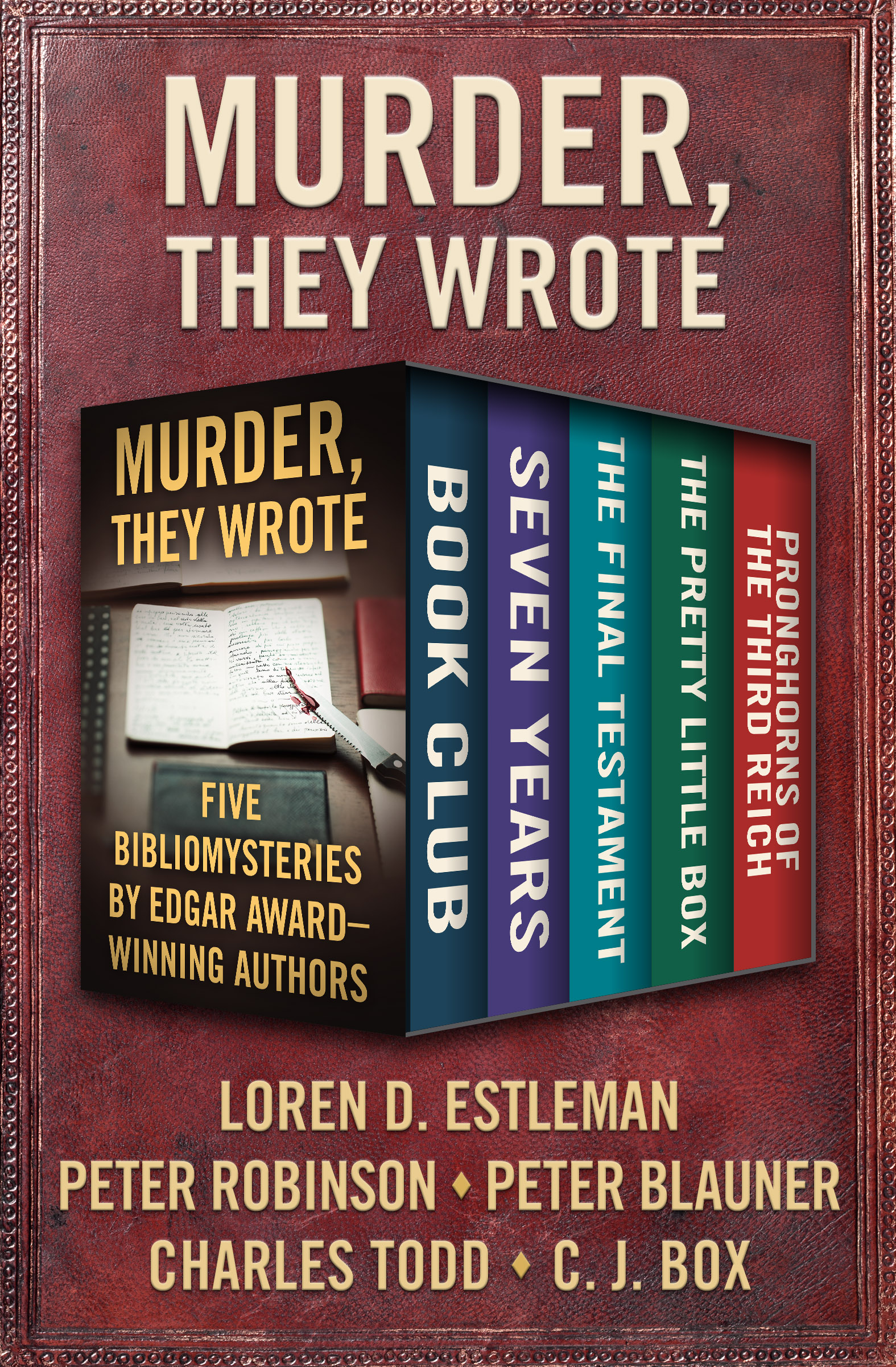 This image is the cover for the book Murder, They Wrote, Bibliomysteries