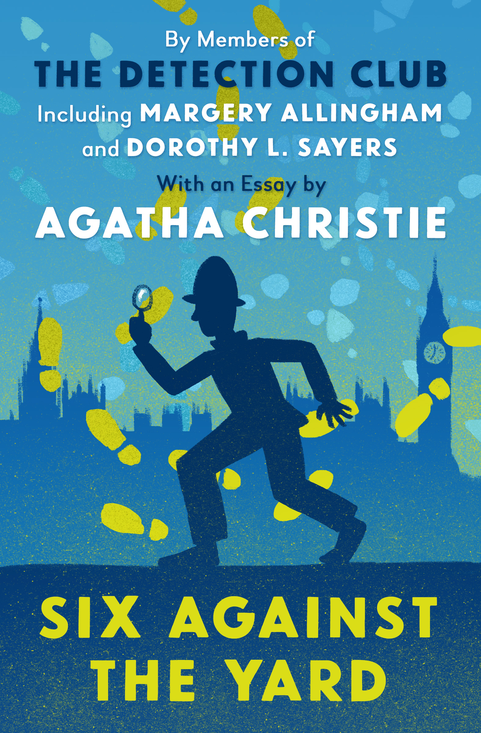 This image is the cover for the book Six Against the Yard, The Detection Club