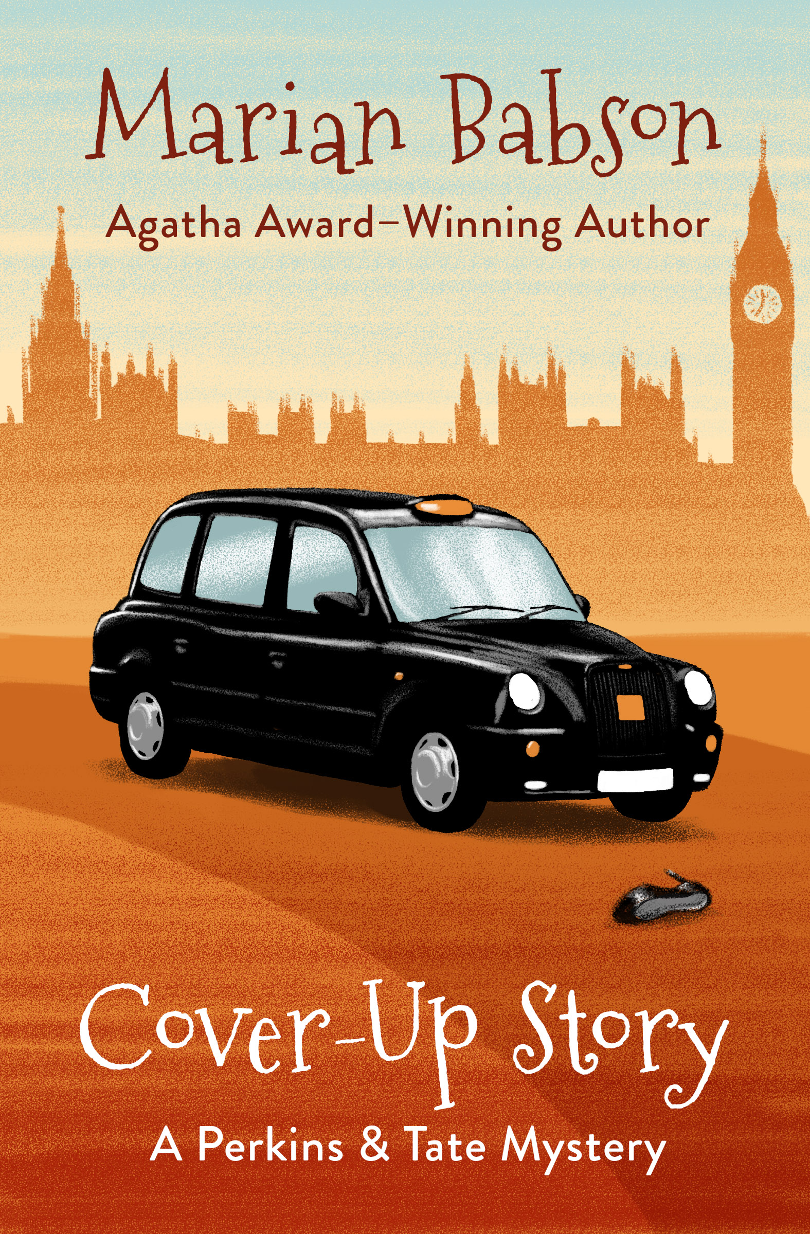 This image is the cover for the book Cover-Up Story, The Perkins & Tate Mysteries