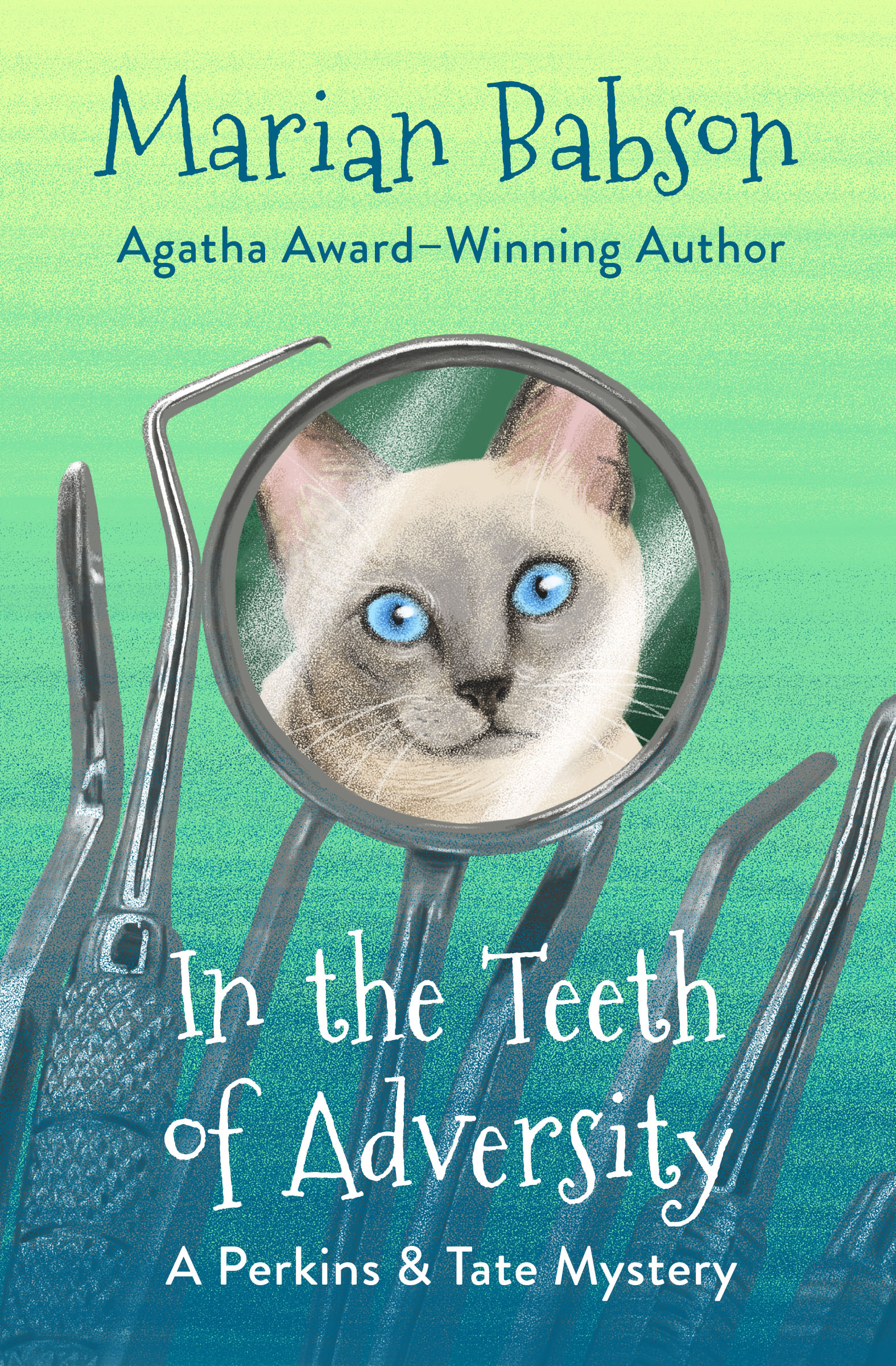 This image is the cover for the book In the Teeth of Adversity, The Perkins & Tate Mysteries