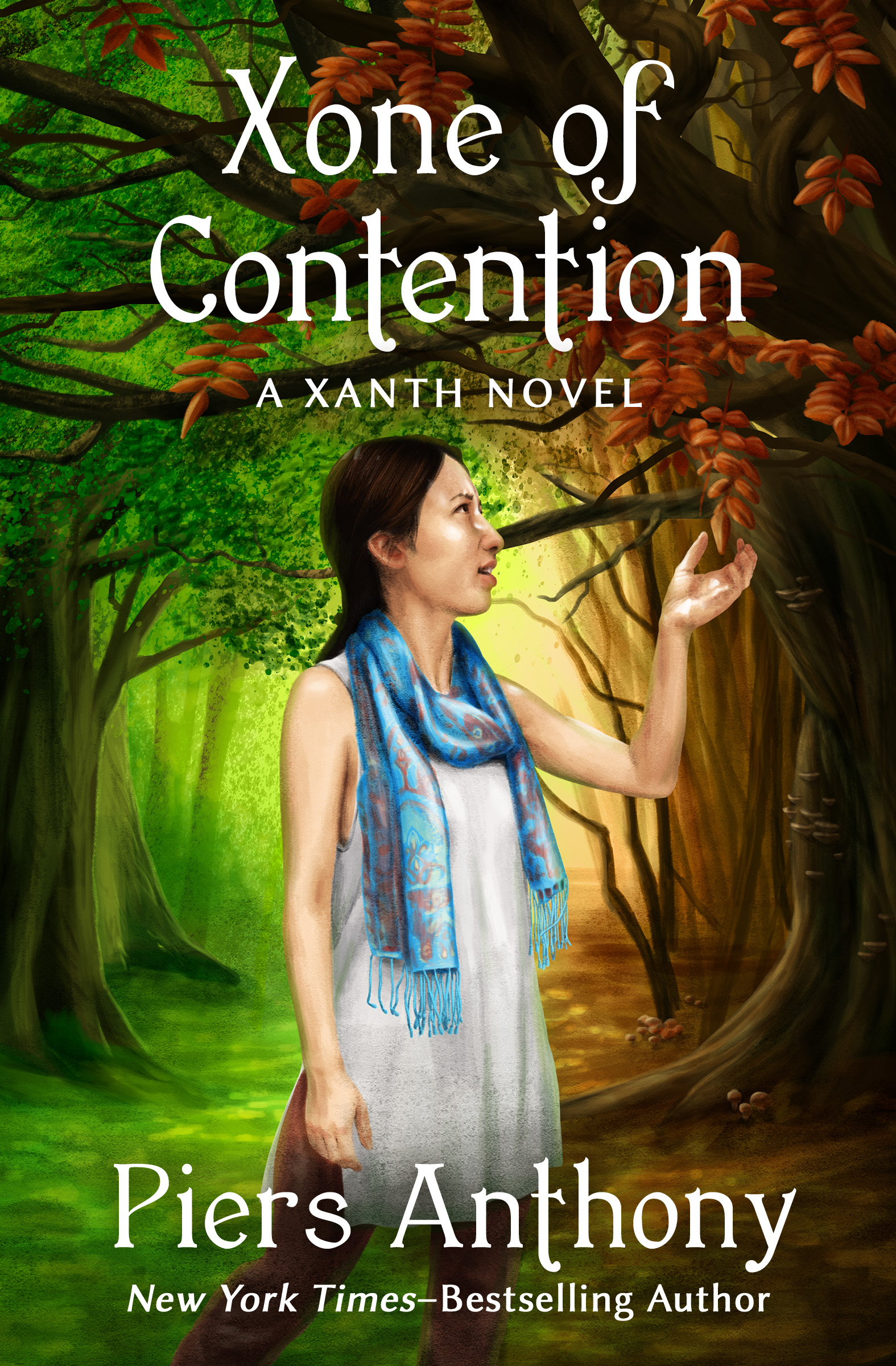 This image is the cover for the book Xone of Contention, The Xanth Novels