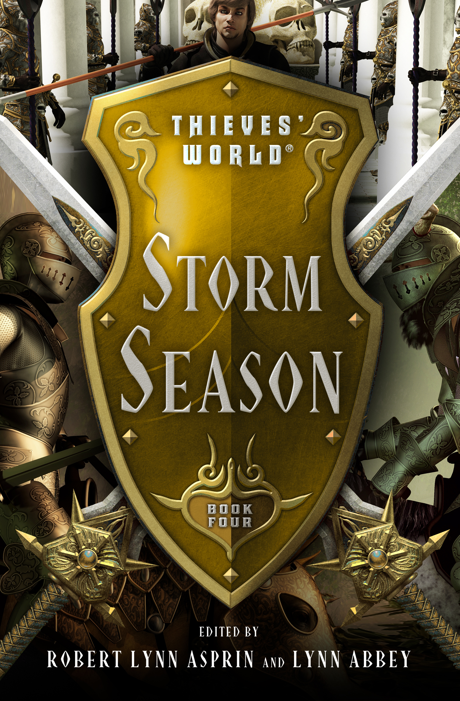 This image is the cover for the book Storm Season, Thieves' World®