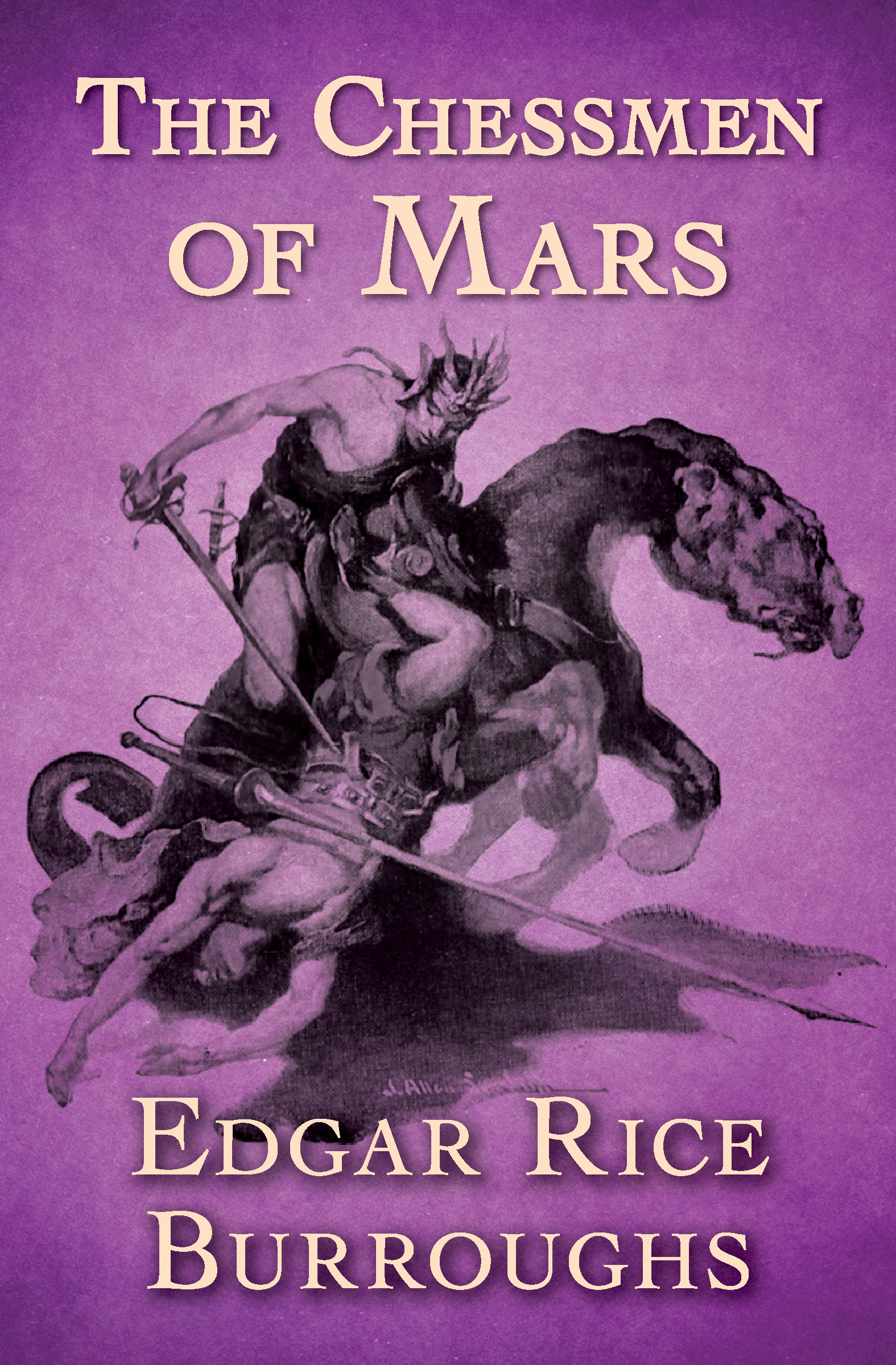 This image is the cover for the book Chessmen of Mars, Barsoom