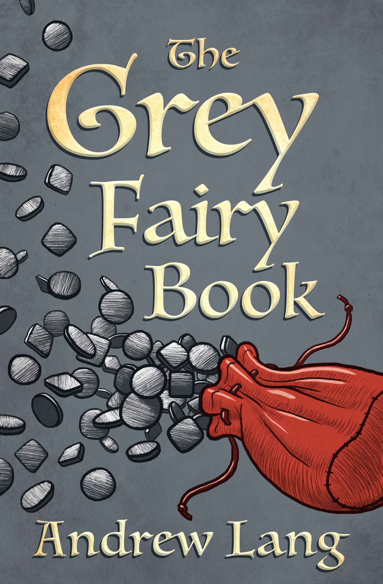 This image is the cover for the book Grey Fairy Book, The Fairy Books of Many Colors
