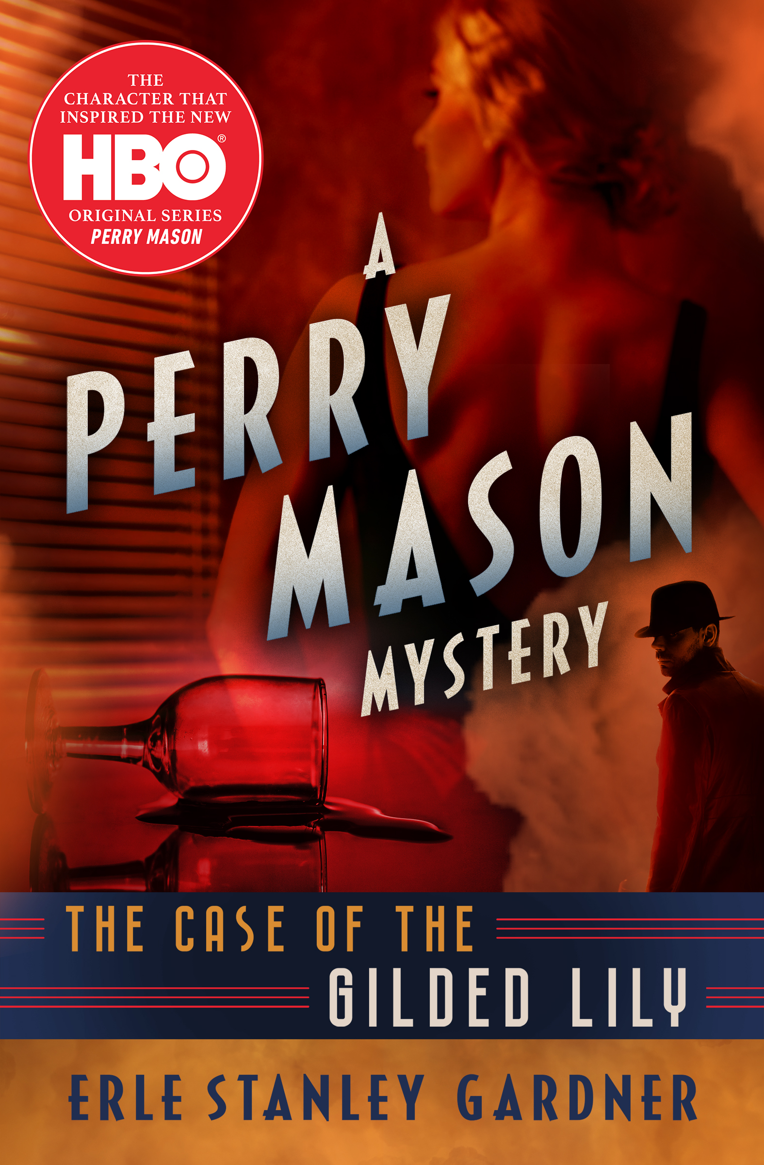 This image is the cover for the book Case of the Gilded Lily, The Perry Mason Mysteries