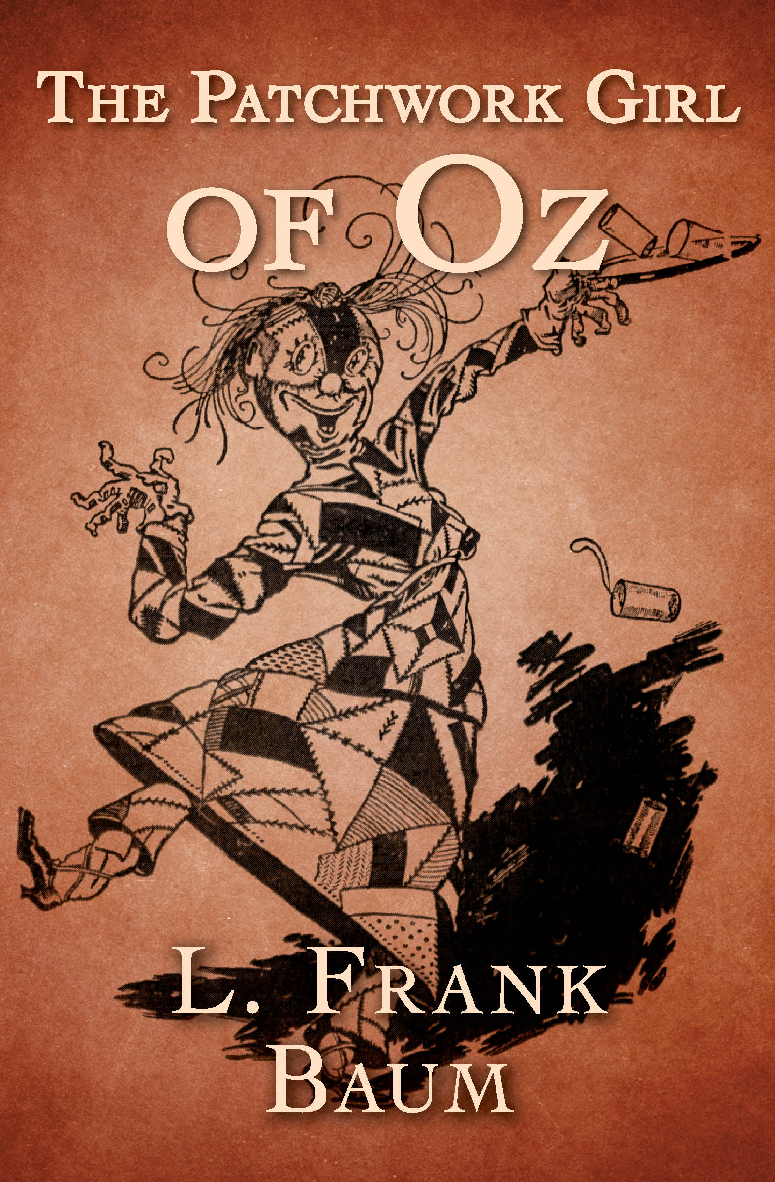 This image is the cover for the book Patchwork Girl of Oz, The Oz Series