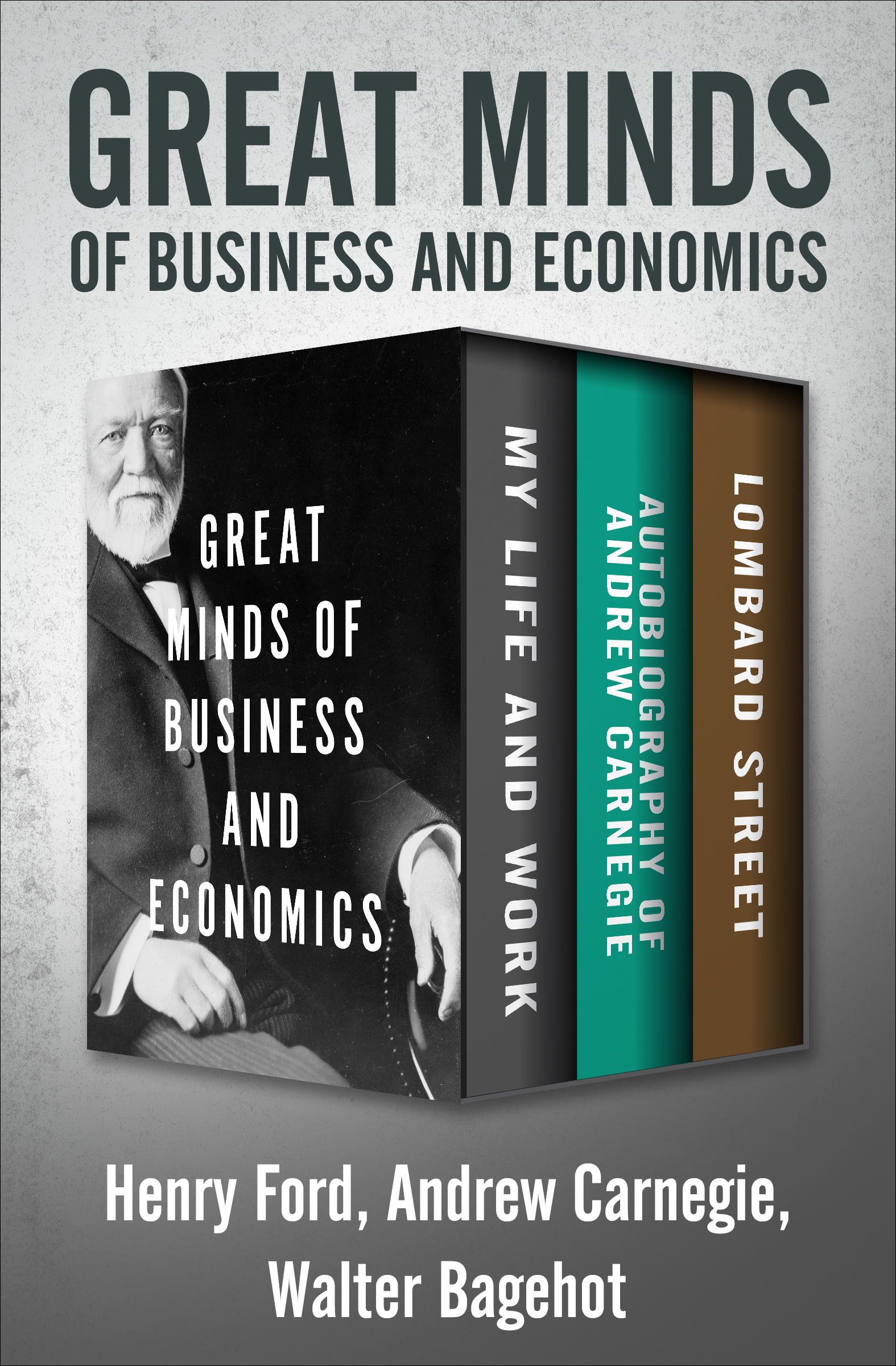 This image is the cover for the book Great Minds of Business and Economics