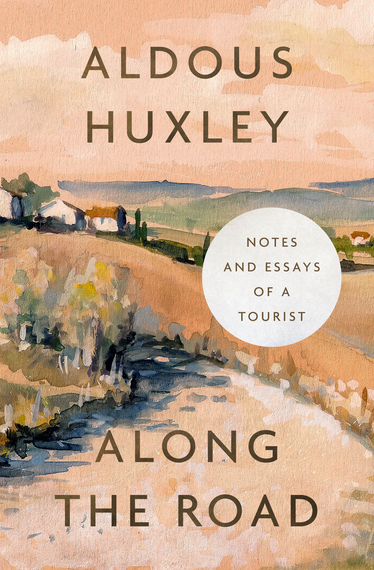 This image is the cover for the book Along the Road