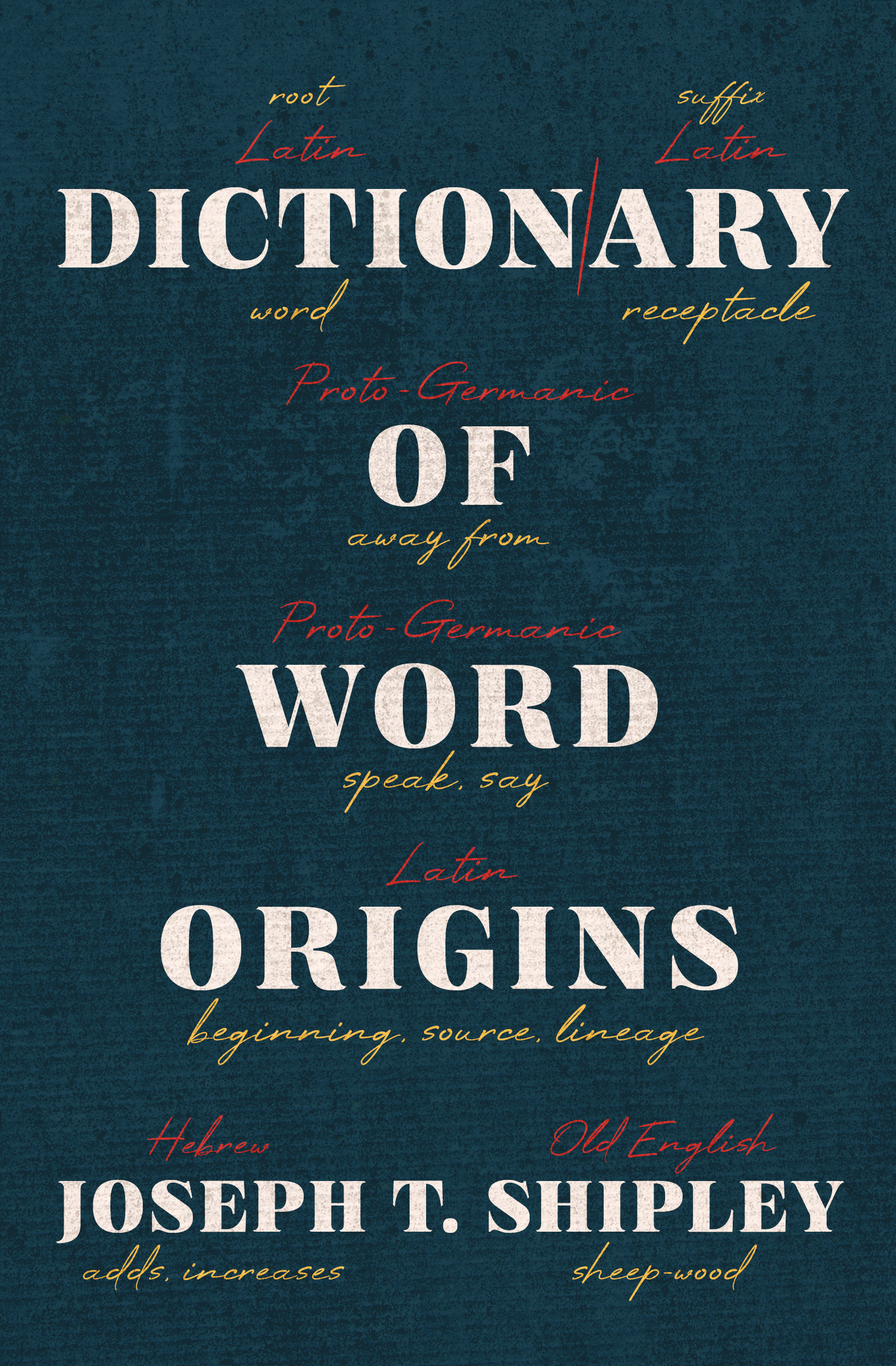 This image is the cover for the book Dictionary of Word Origins