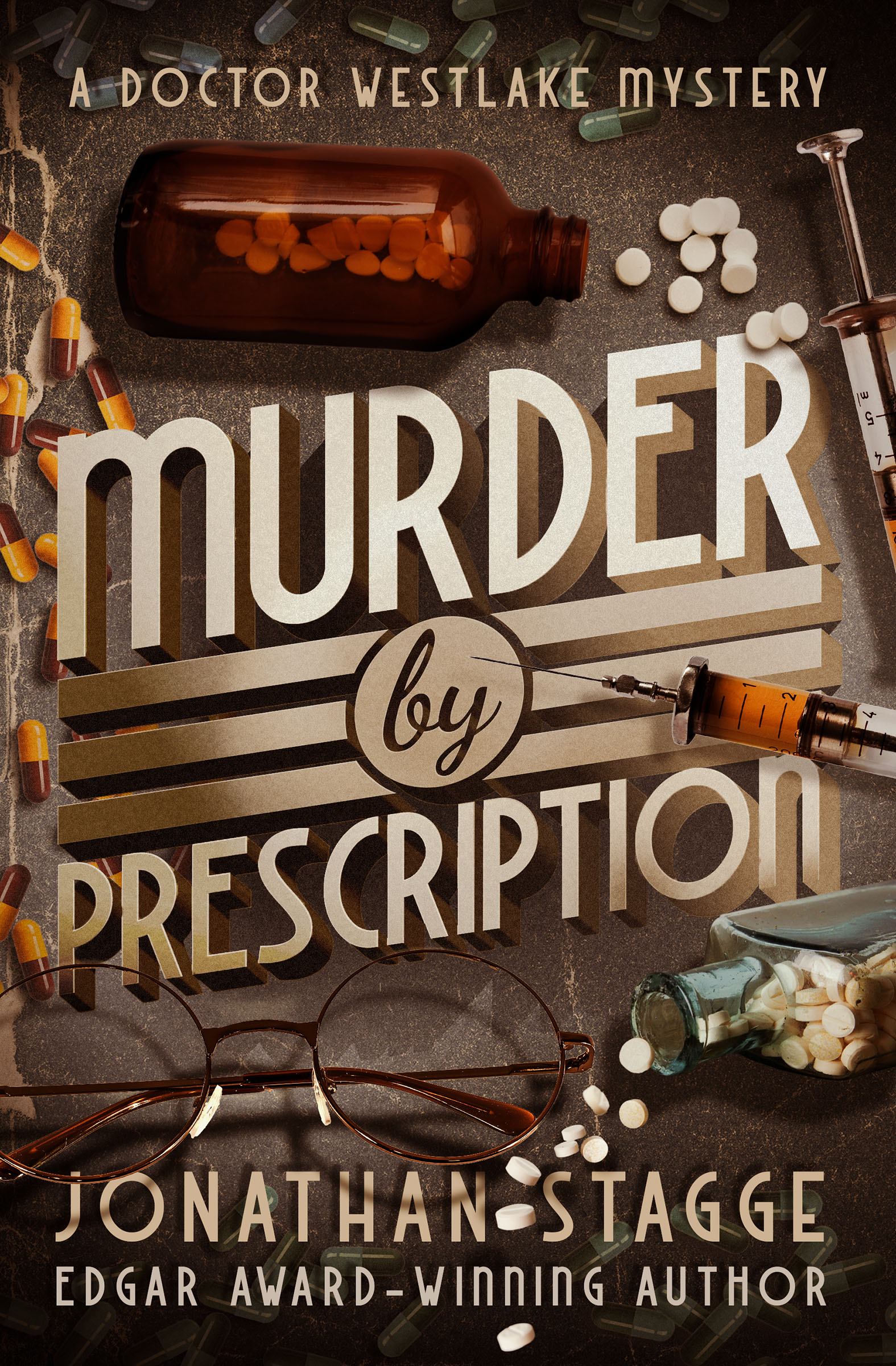 This image is the cover for the book Murder by Prescription, The Doctor Westlake Mysteries