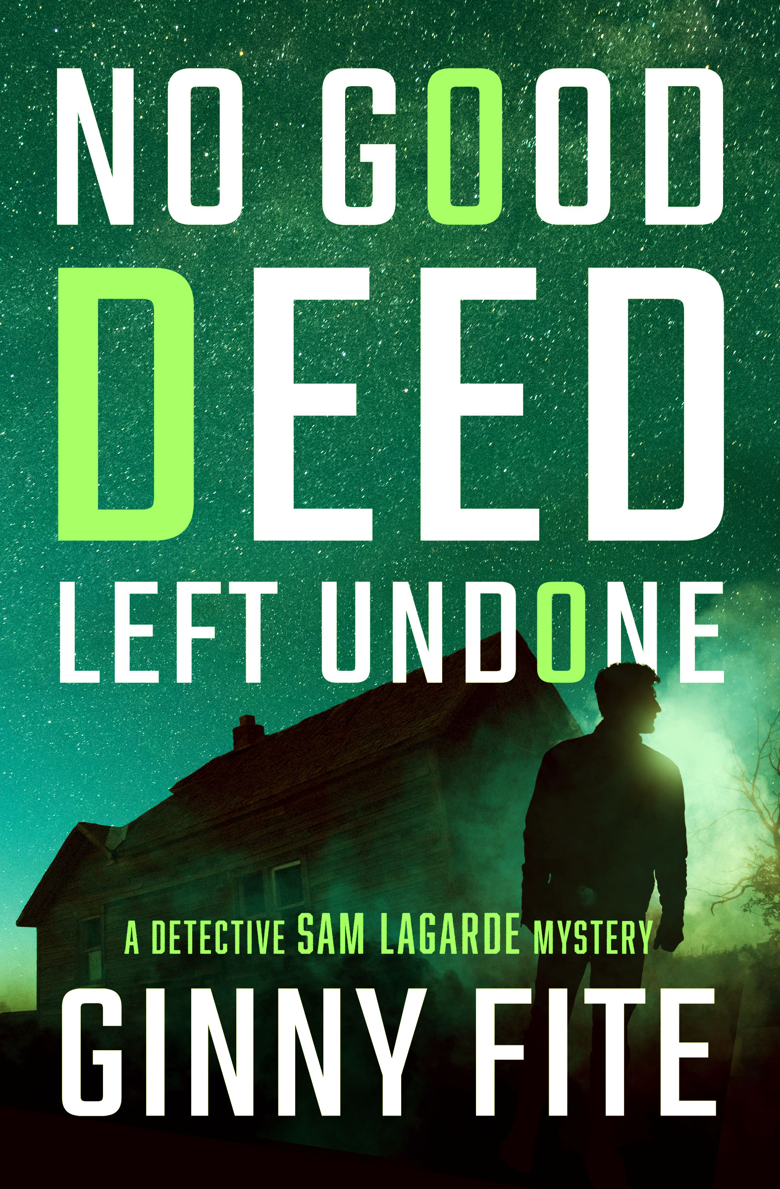 This image is the cover for the book No Good Deed Left Undone, The Detective Sam Lagarde Mysteries